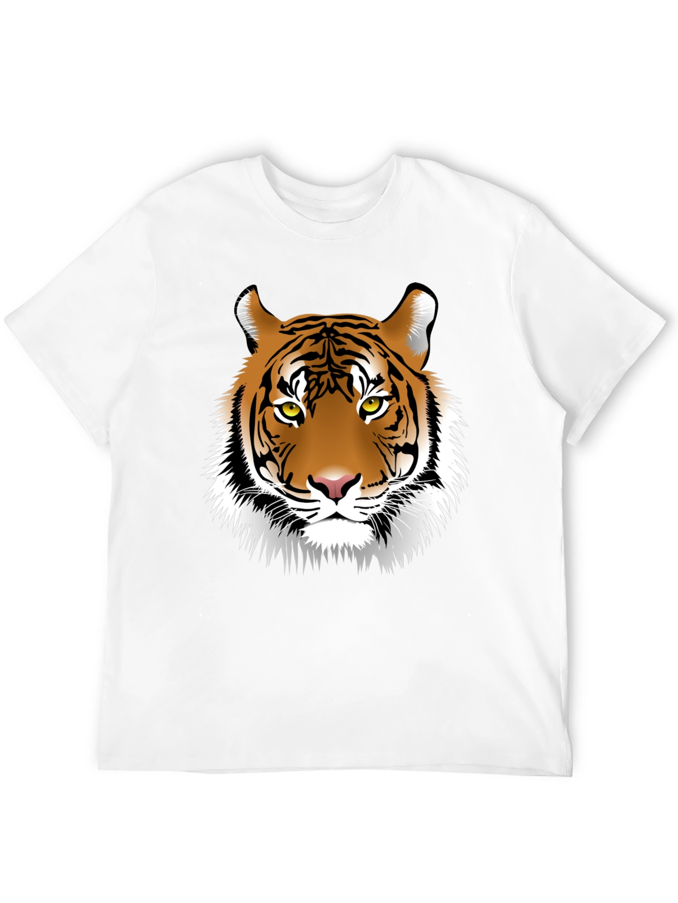 Black Cool Tiger Graphic Tee - Black Cotton Shirt view 12