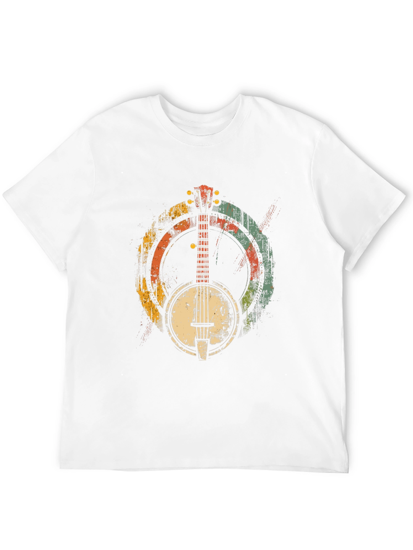 Black Retro Banjo Graphic Tee - Musical Style view 12