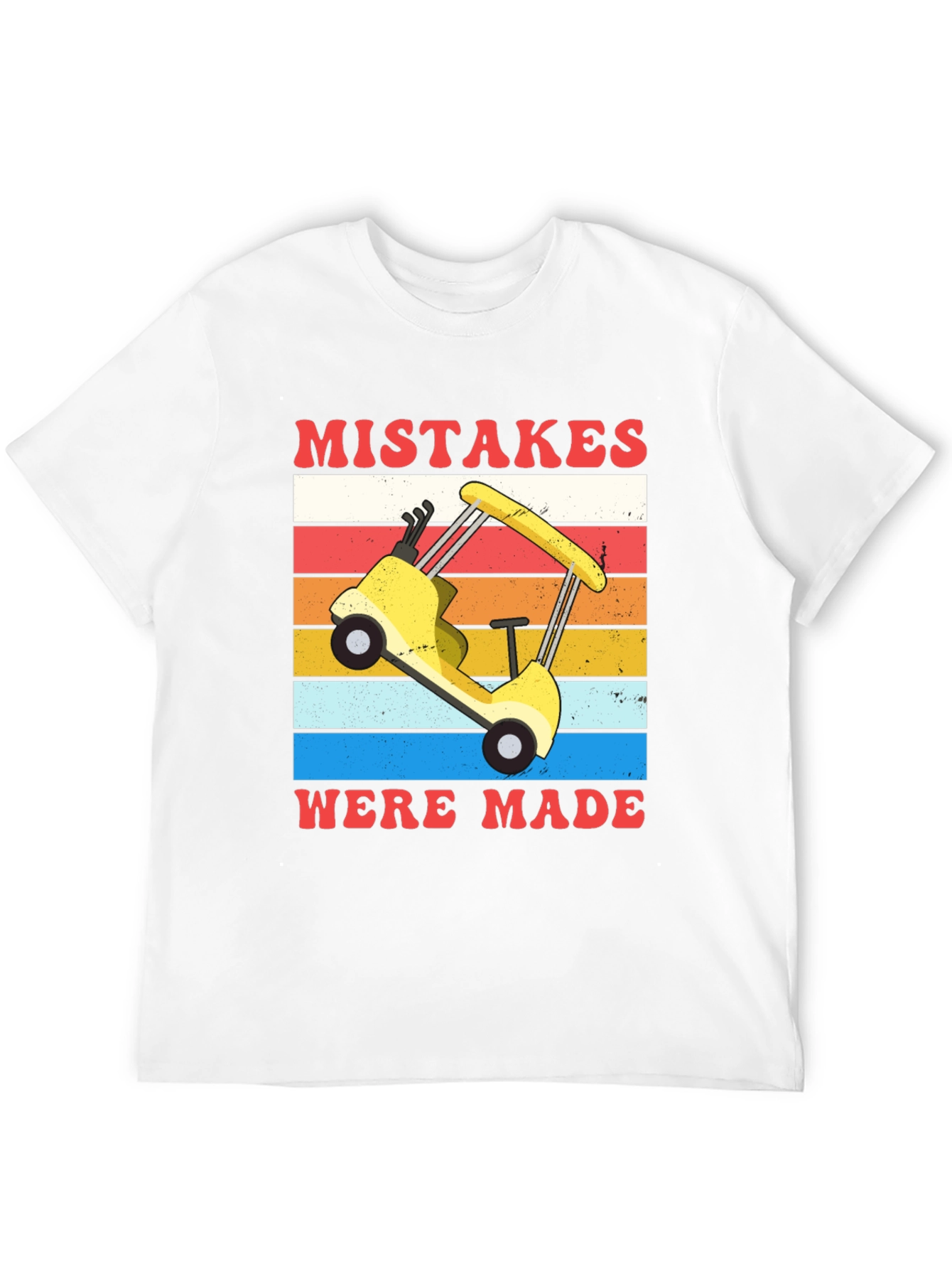 Black Mistakes Were Made Golfing Tee view 12