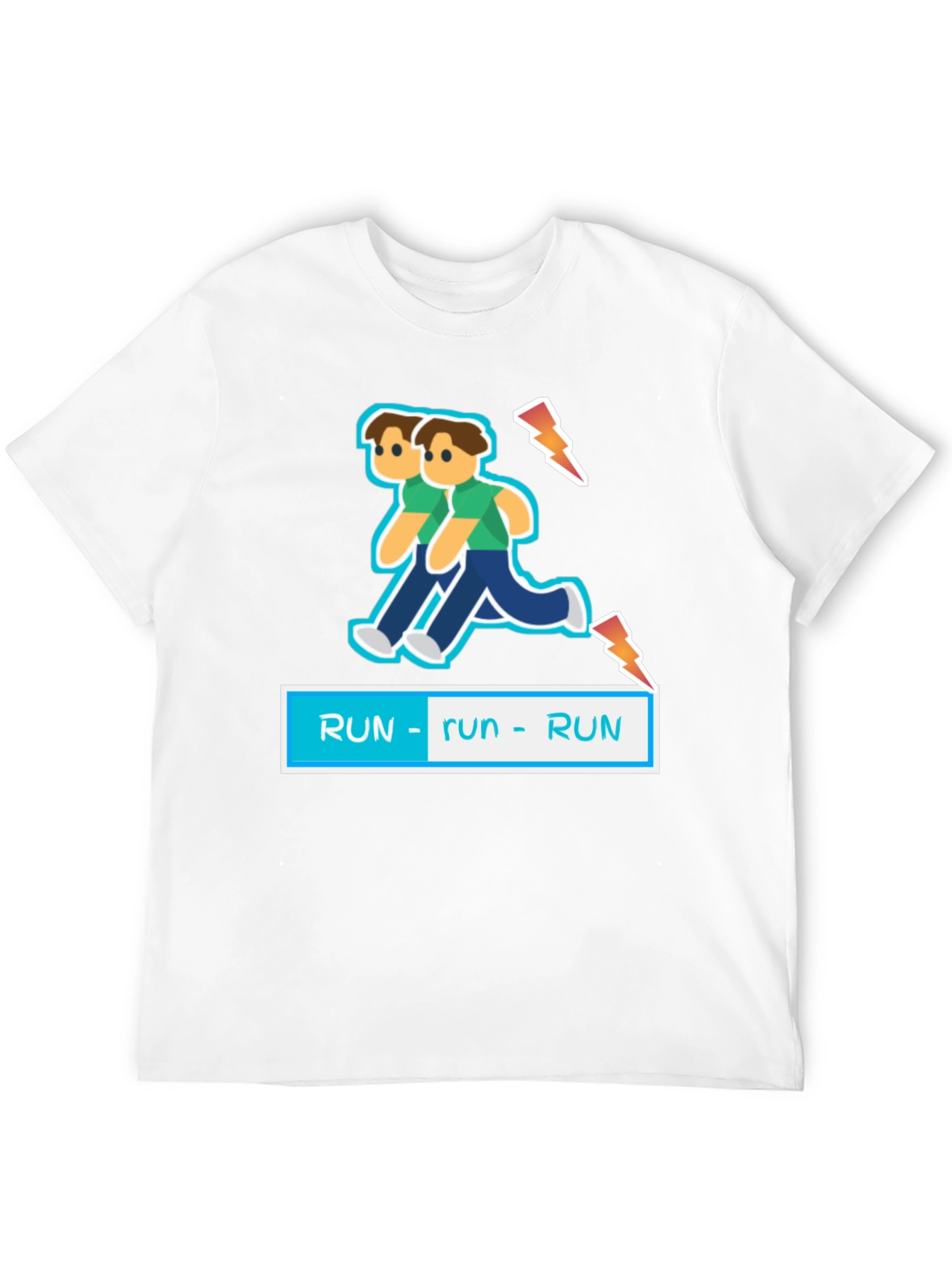 Black Run Double Trouble T-Shirt view 12