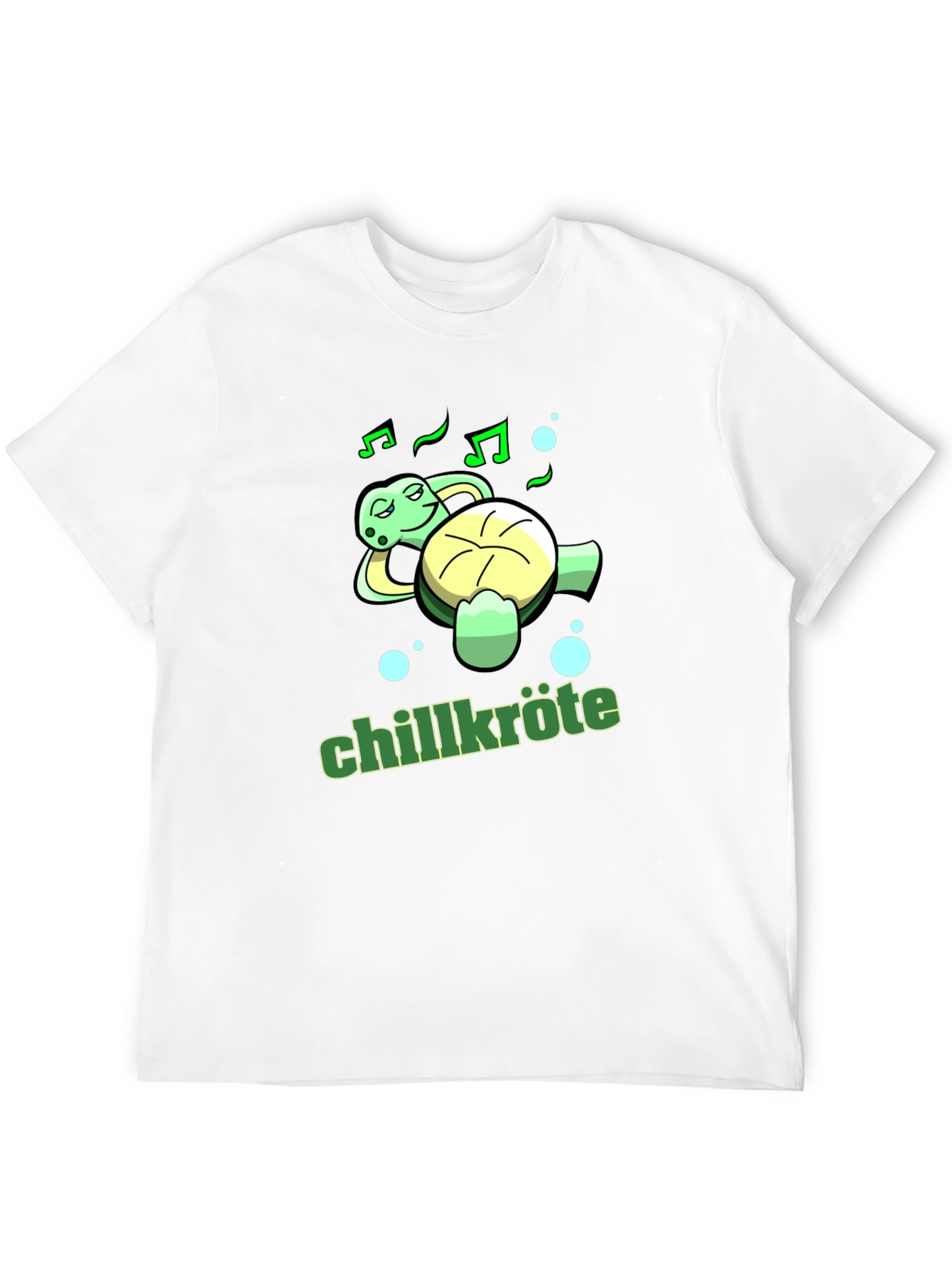 Black Chillkröte Turtle T-Shirt Relaxed Music Lover Tee view 12