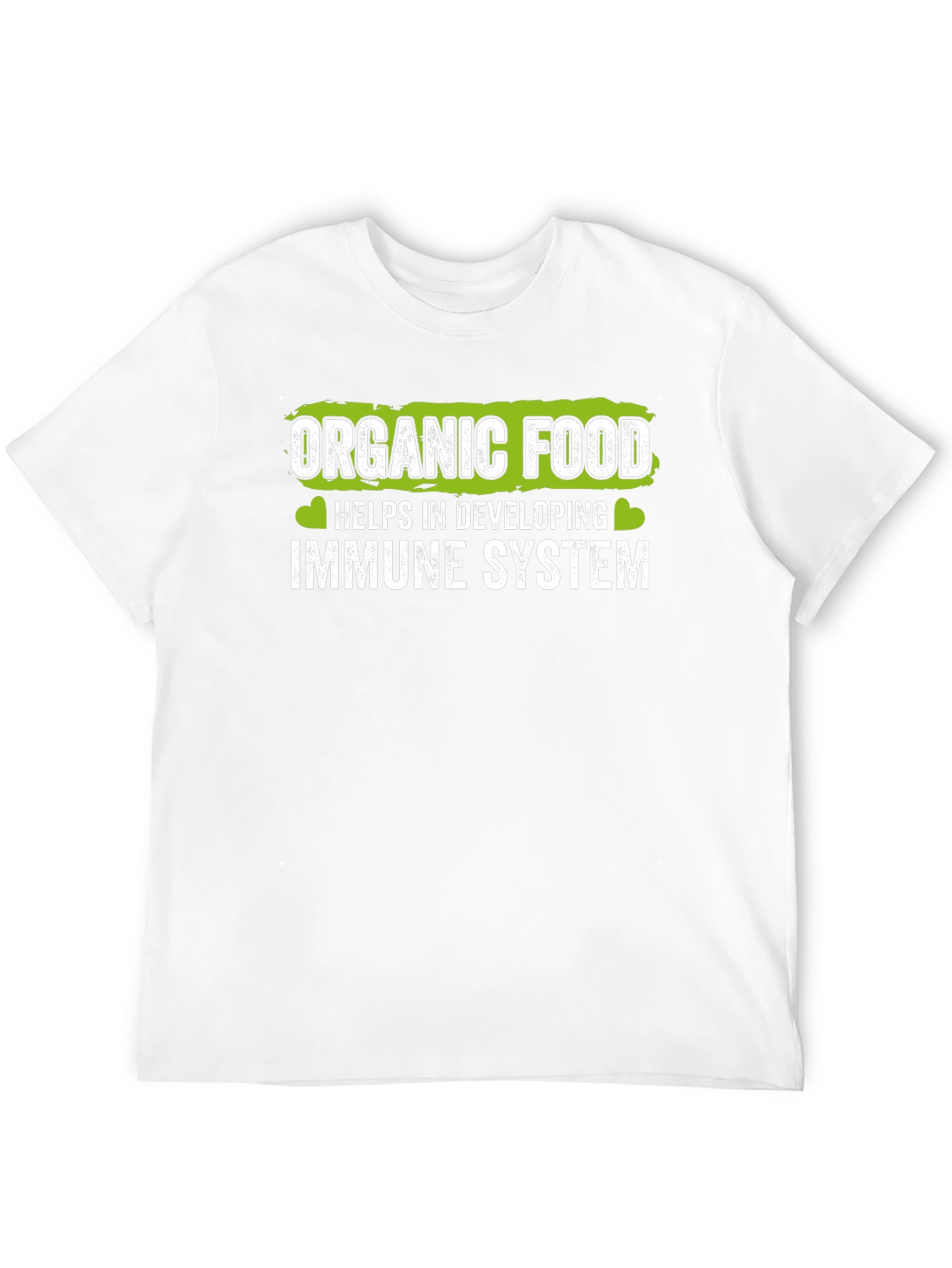 Black Organic Food Immune System Black T-Shirt view 12