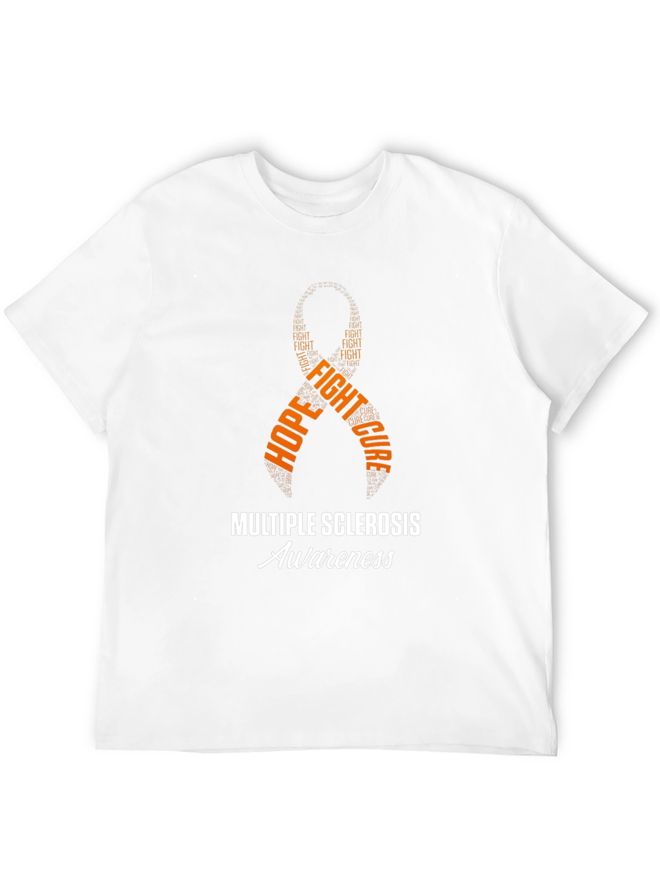 Multiple Sclerosis Awareness Ribbon T-Shirt - 12