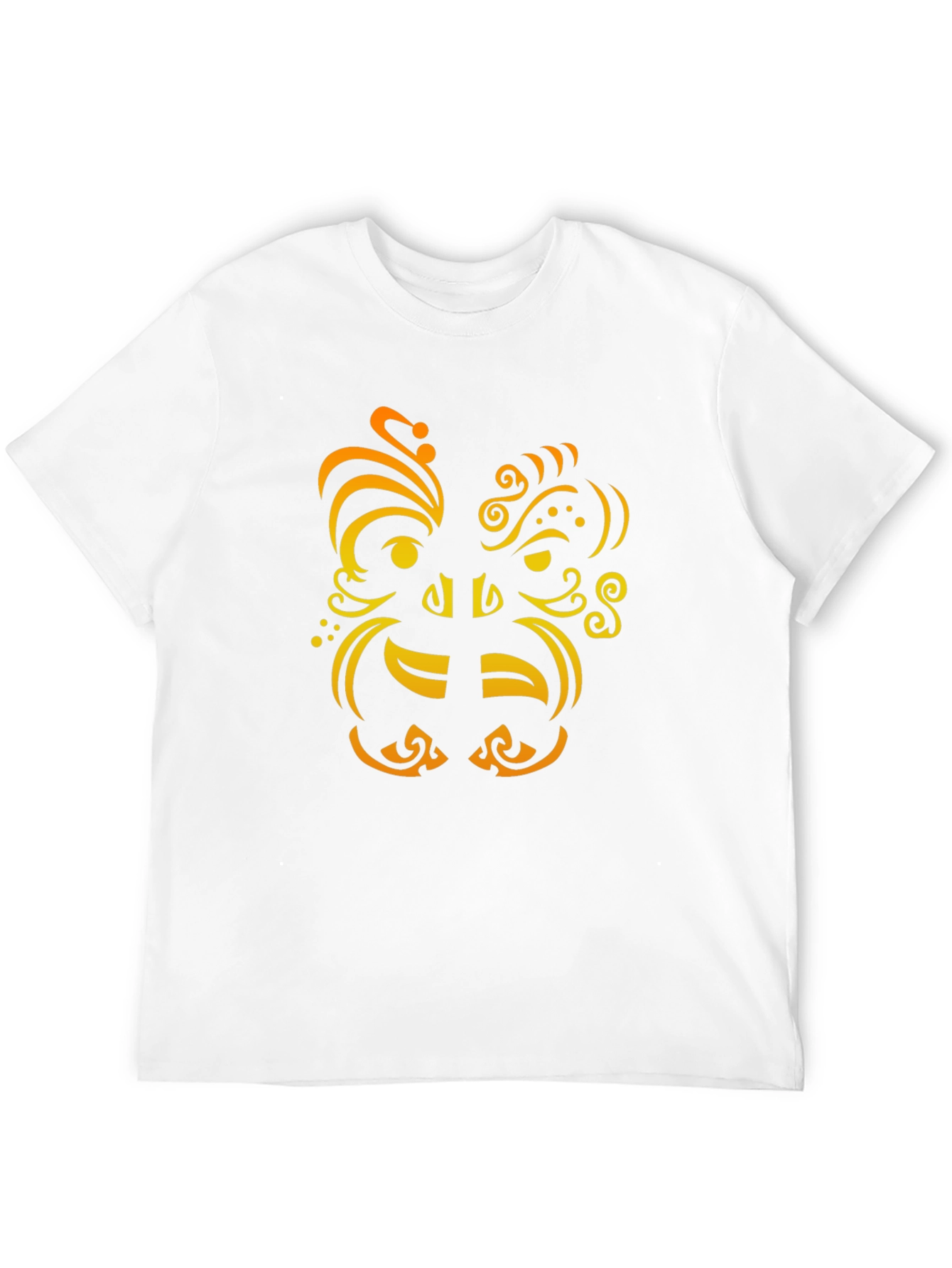 Black Tribal Art Tee - Unique Graphic Print T-Shirt view 12