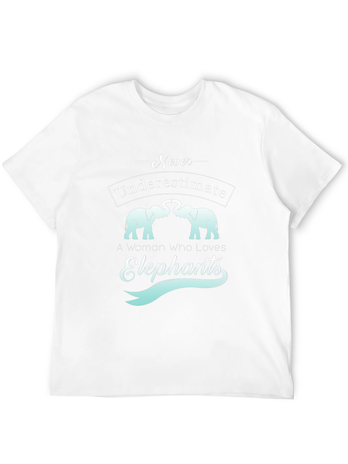 Black Elephant Lover T-Shirt - Never Underestimate A Woman view 12