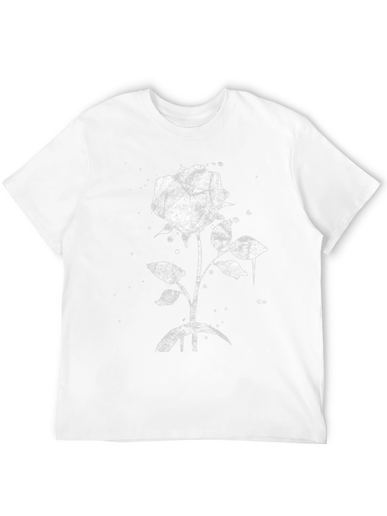 Black Black Rose Graphic Tee - Stylish & Unique view 12