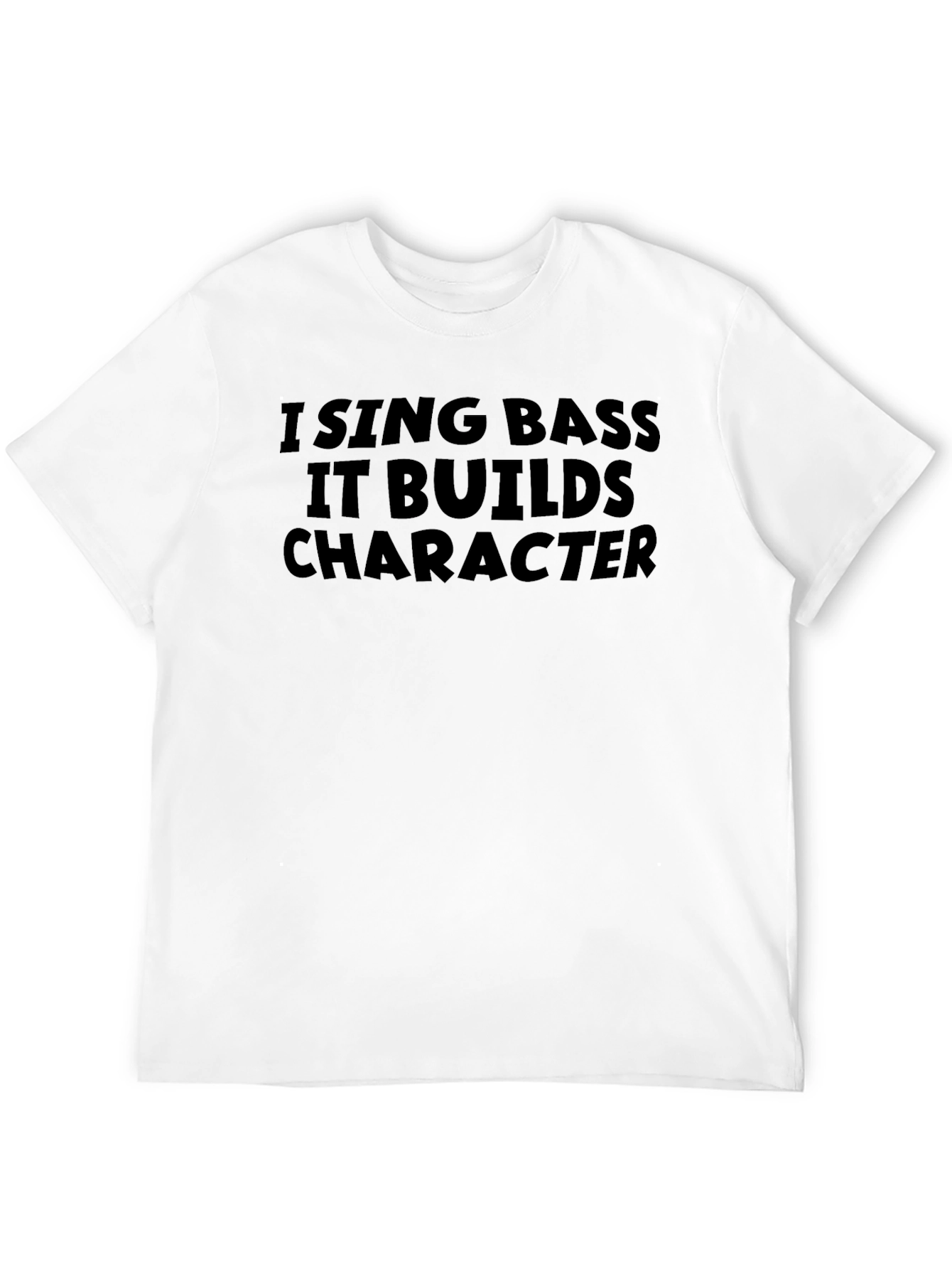 Black I Sing Bass T-Shirt - Black view 12
