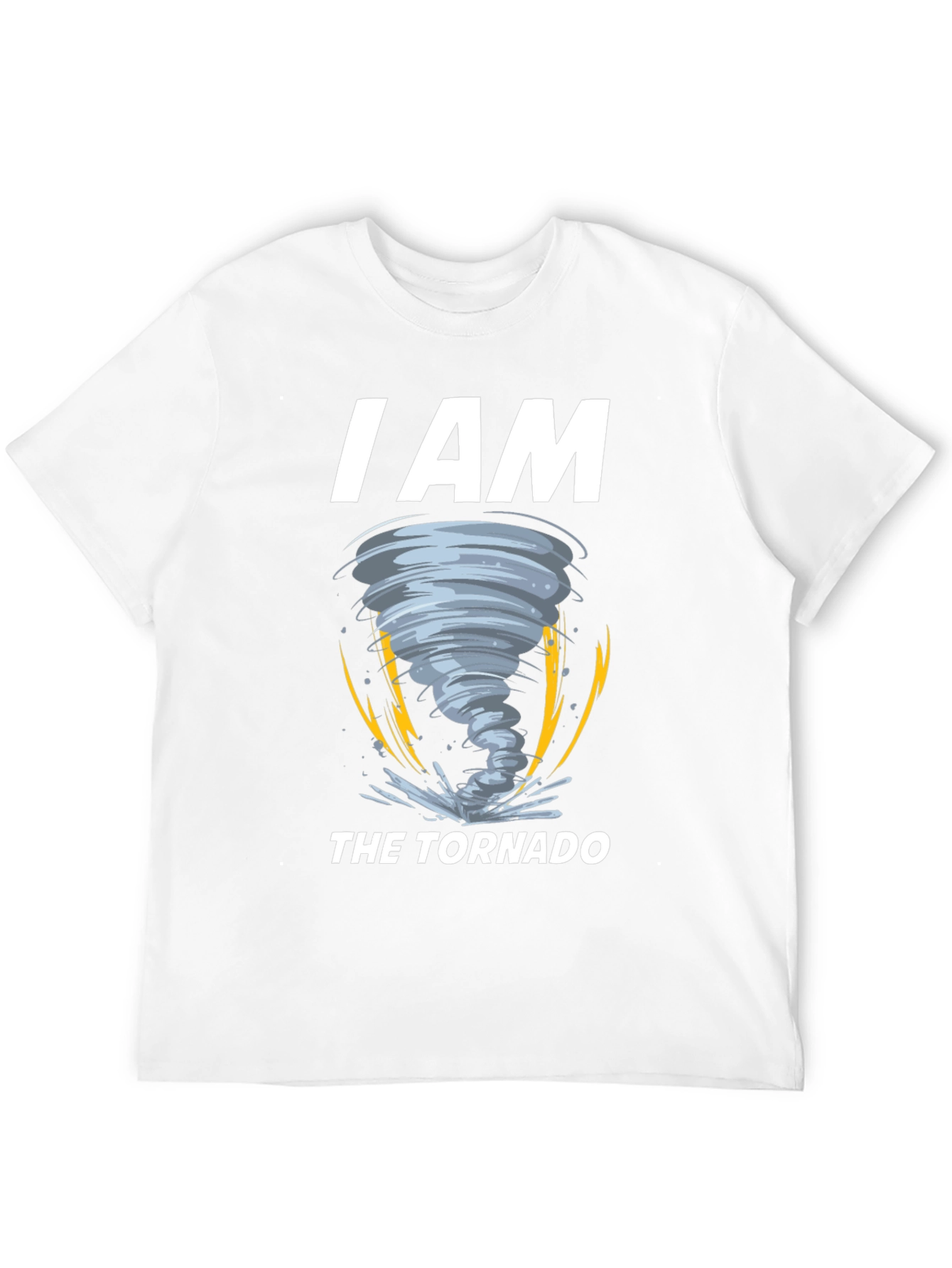 Black I Am The Tornado Graphic T-Shirt view 12