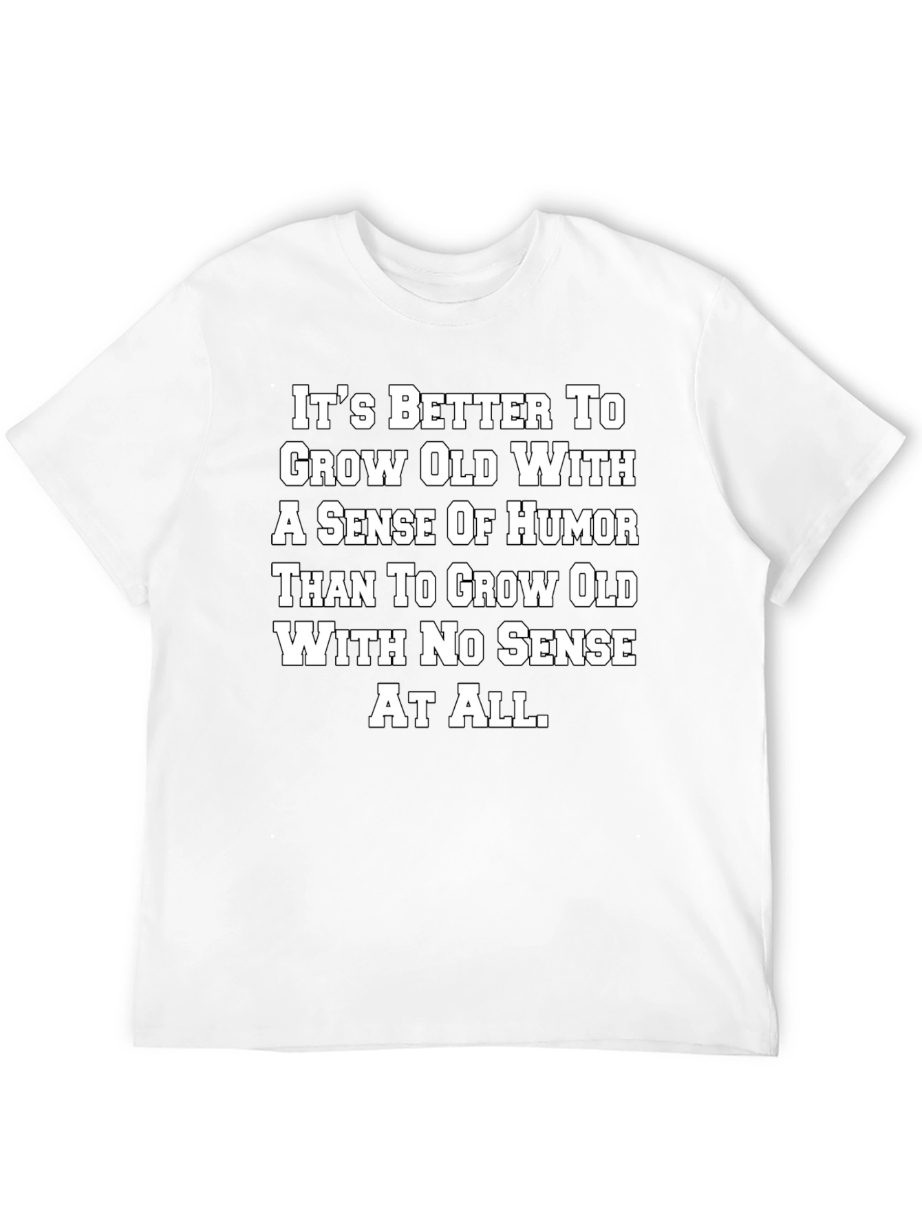 Black Humorous Aging T-Shirt view 12