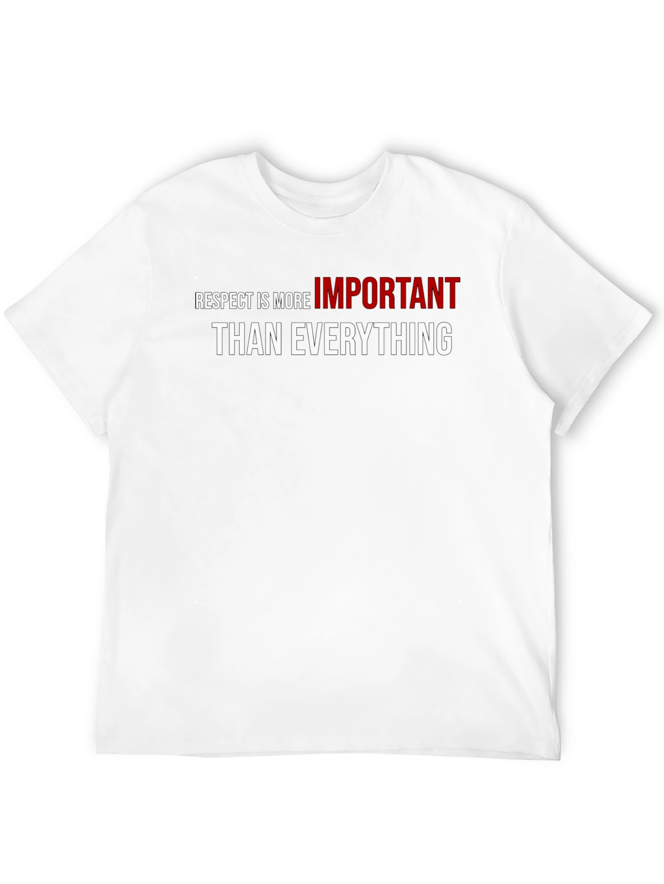 Black Respect is More Important Graphic Tee view 12