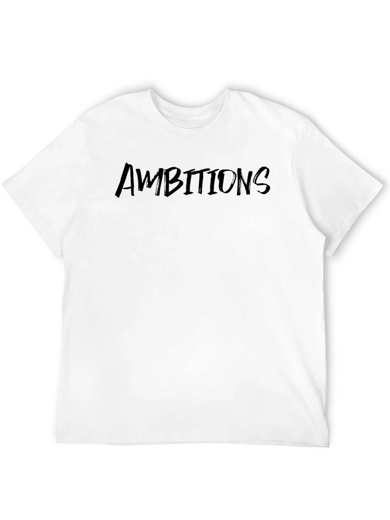 Black Ambitions Black Graphic Tee - Stylish Casual Wear view 12