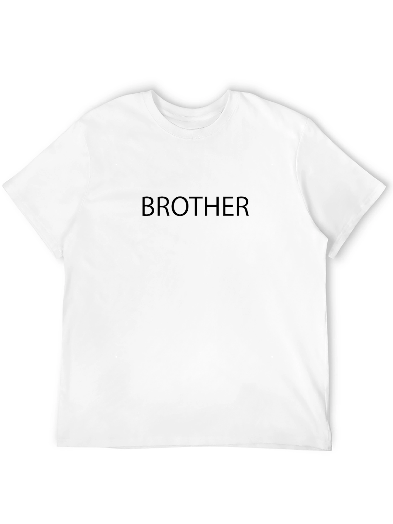 Black Brother Graphic T-Shirt - Classic Crew Neck view 12