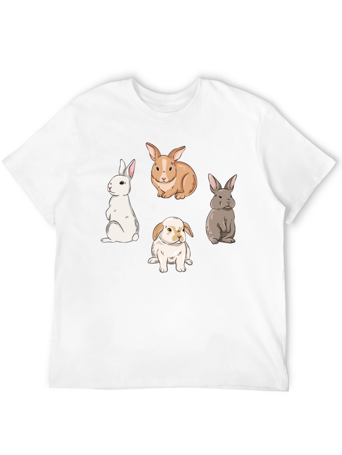 Black Rabbit Graphic T-Shirt - Easter Gift view 12