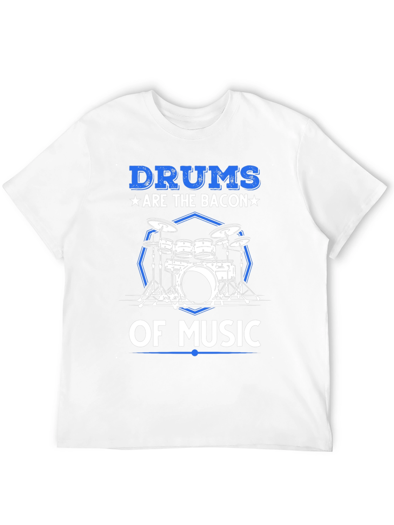 Black Drums are the Bacon of Music T-Shirt view 12