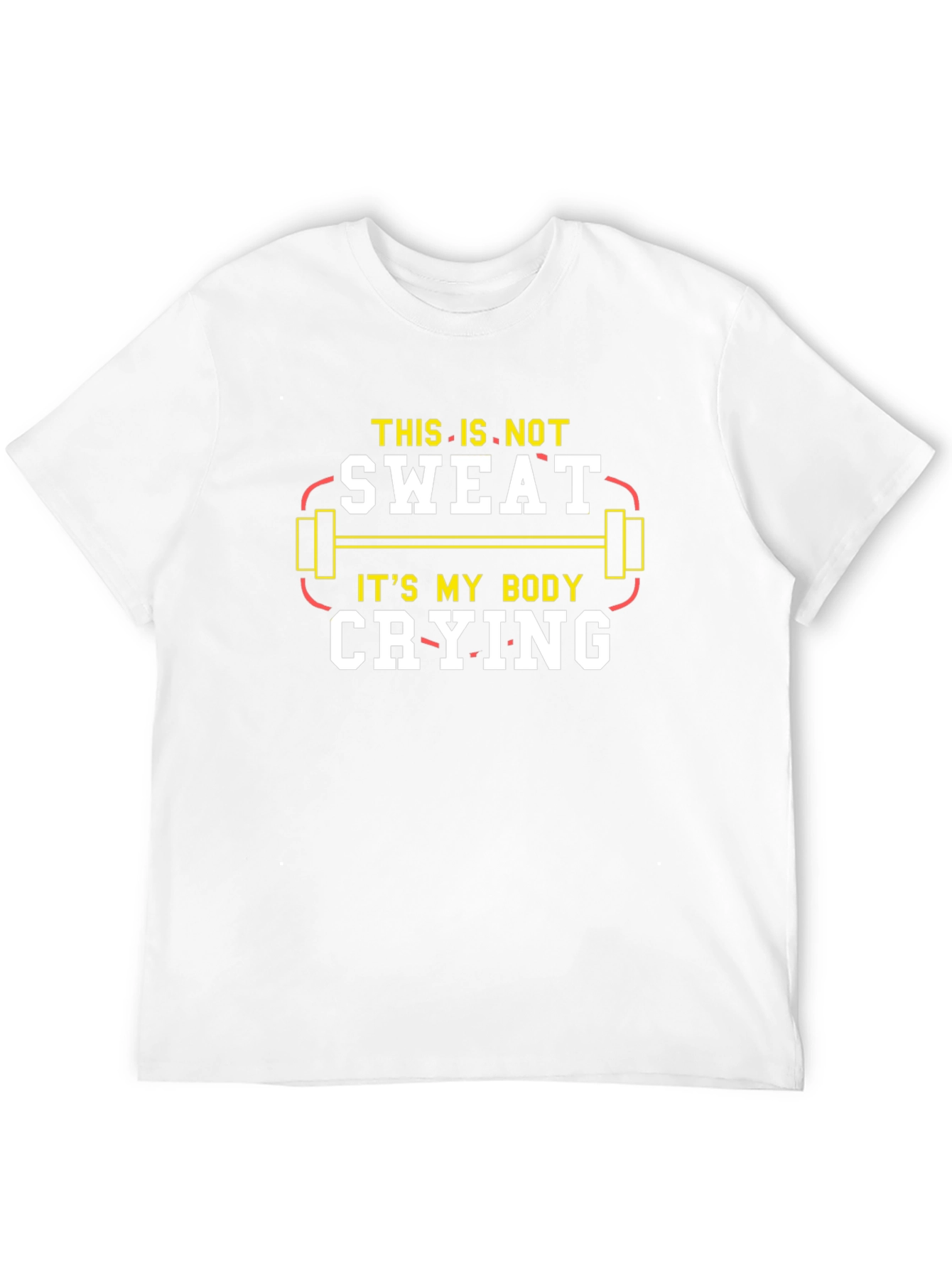 Black Workout T-Shirt: "This Is Not Sweat, It's My Body Crying" view 12