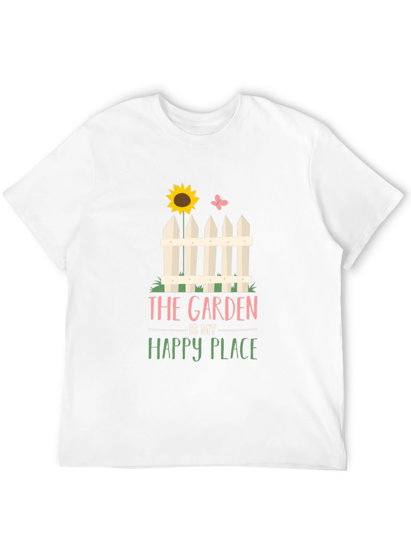 Black The Garden is My Happy Place T-Shirt - Gardening Tee view 12
