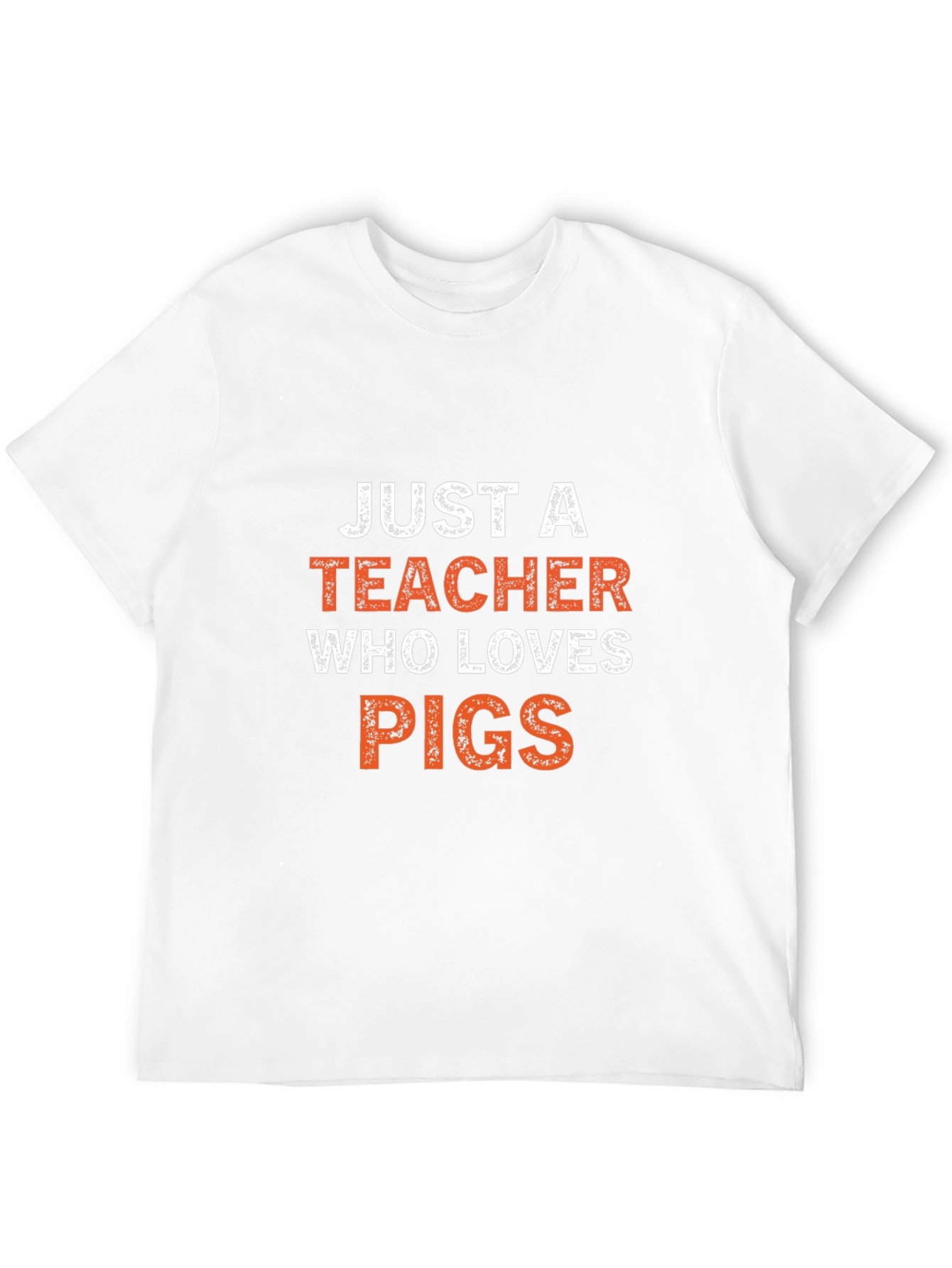 Black Teacher Loves Pigs Graphic Tee view 12