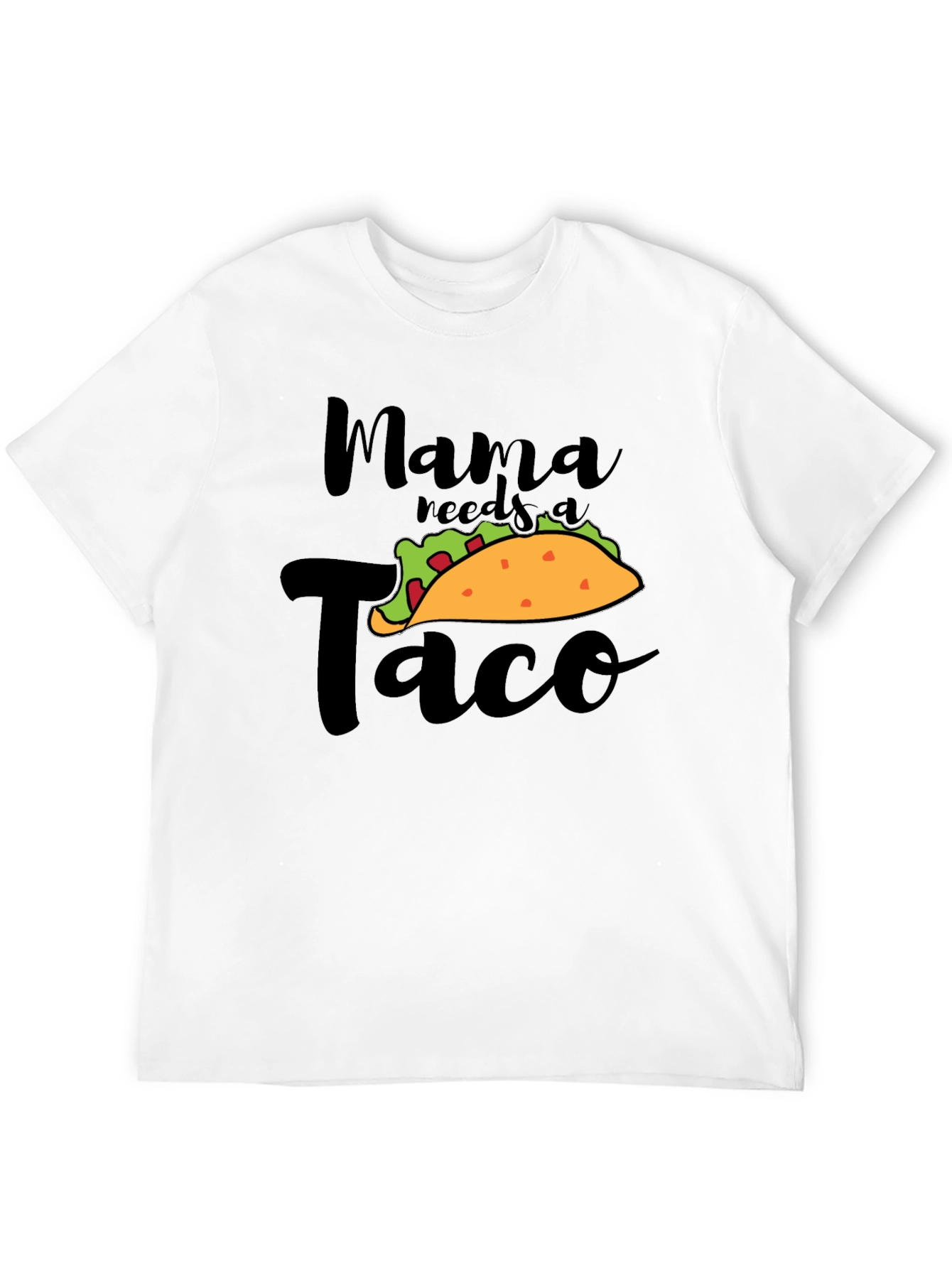 Black Mama Needs A Taco Funny Graphic Tee view 12