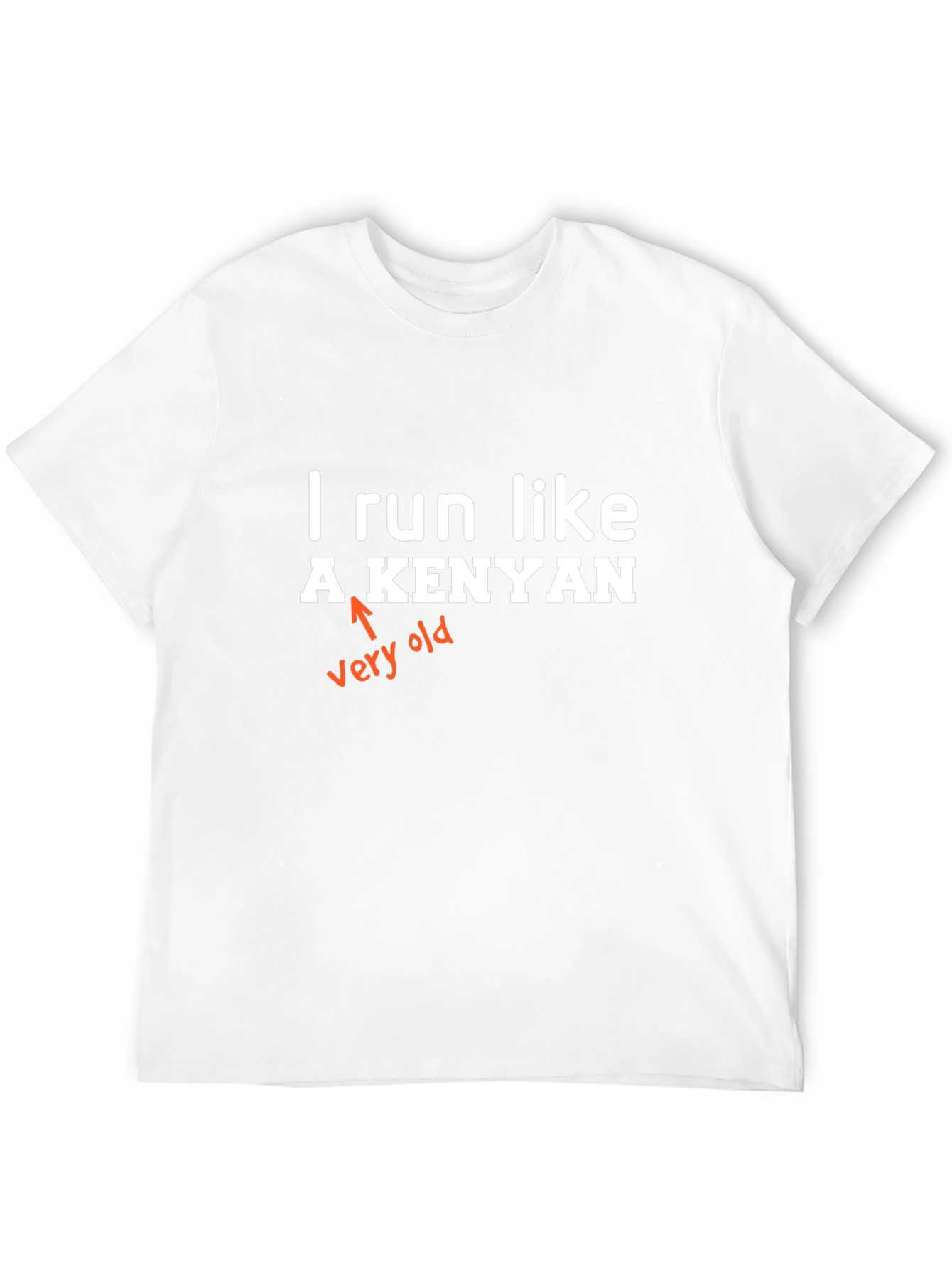 Black Funny I Run Like A Kenyan Graphic Tee view 12