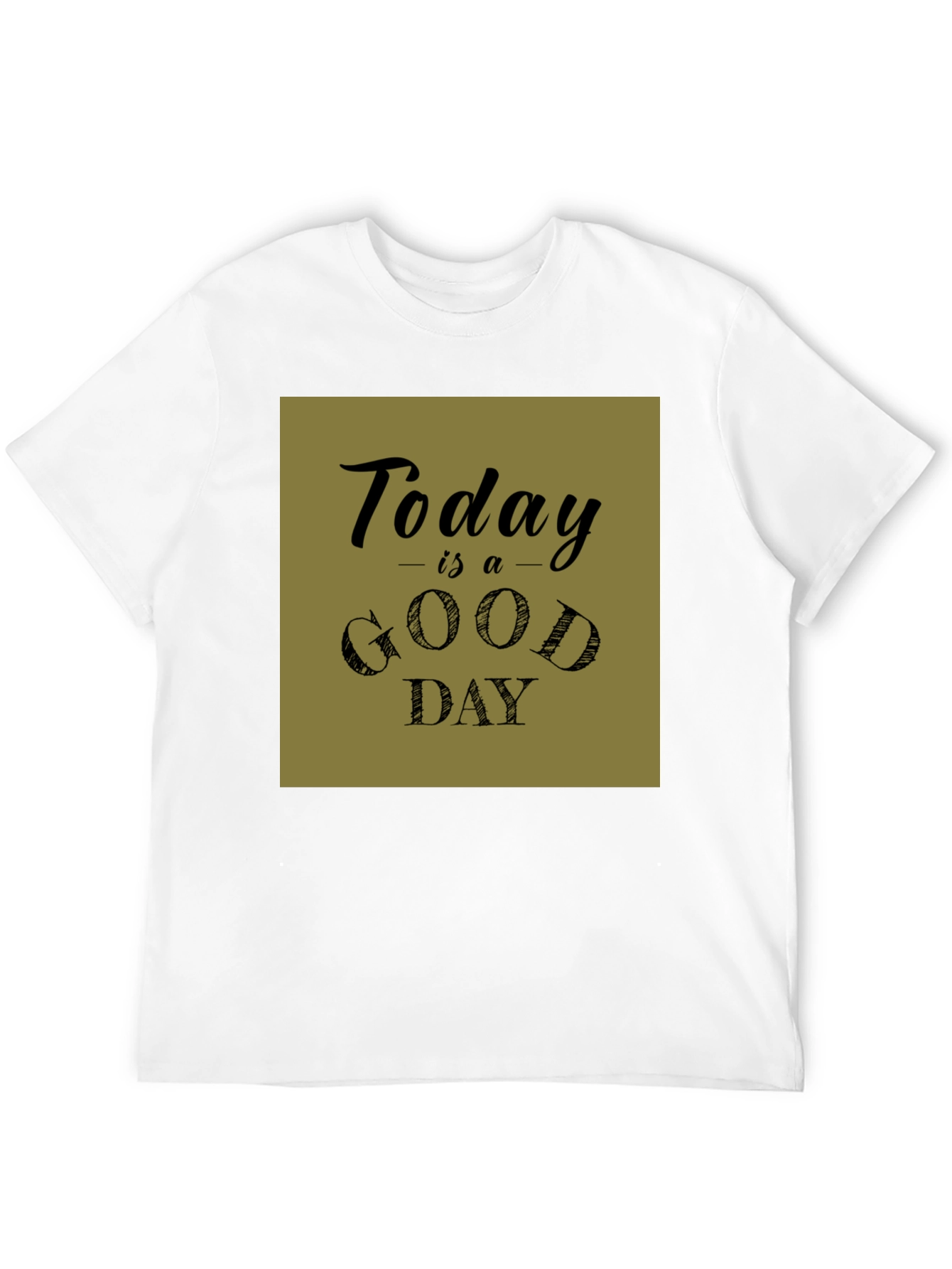 Black Today is a Good Day Graphic Tee view 12