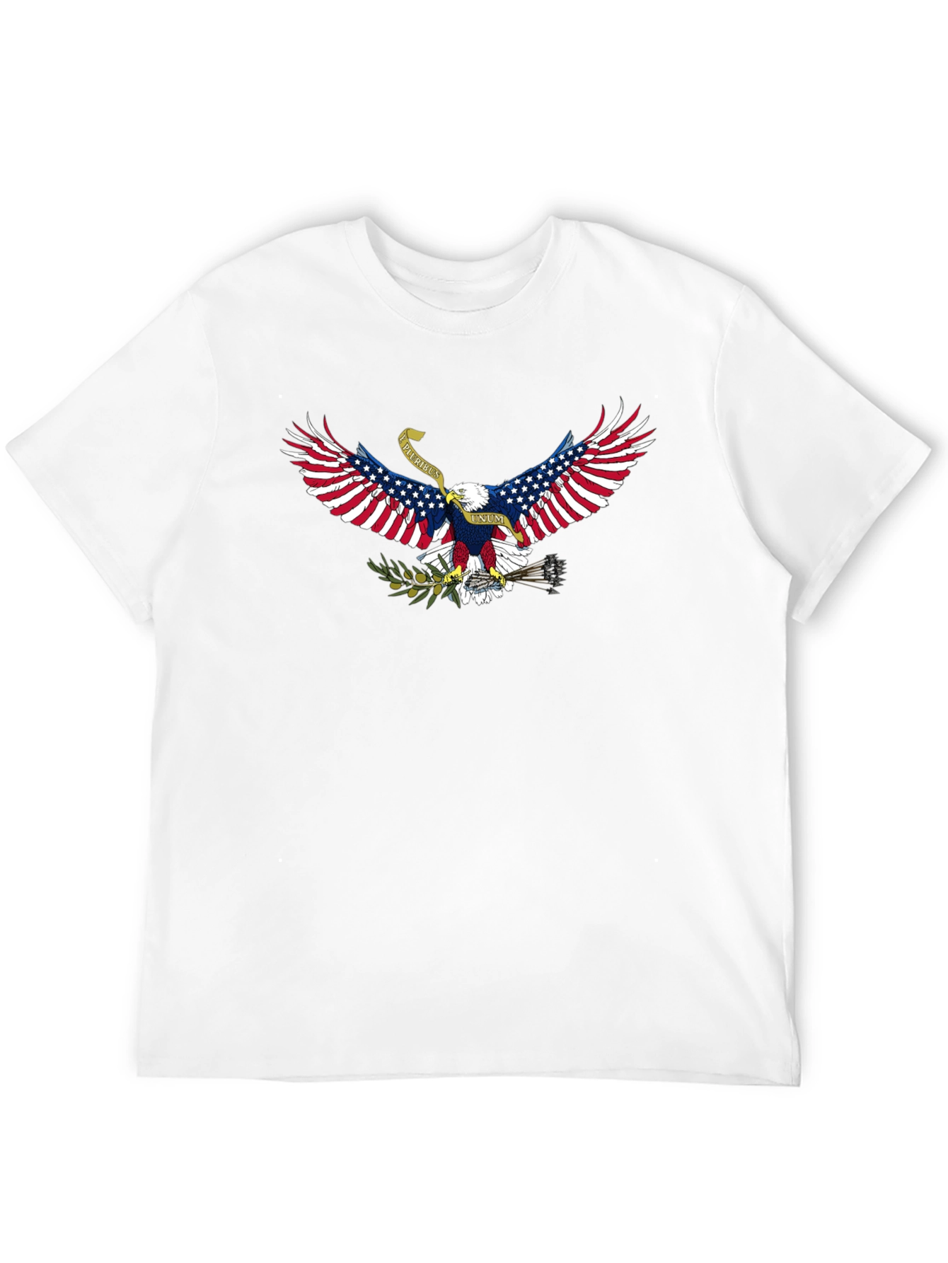 Black Patriotic Eagle Graphic T-Shirt view 12