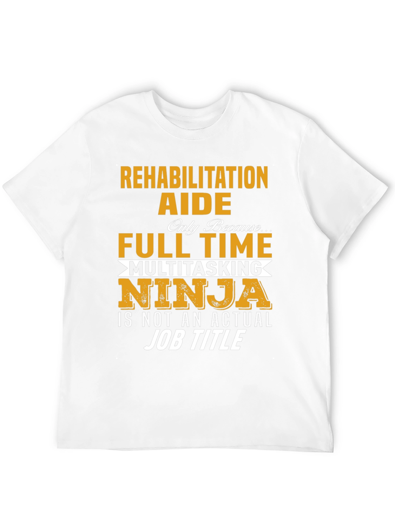 Black Rehabilitation Aide T-Shirt - Multitasking Ninja view 12