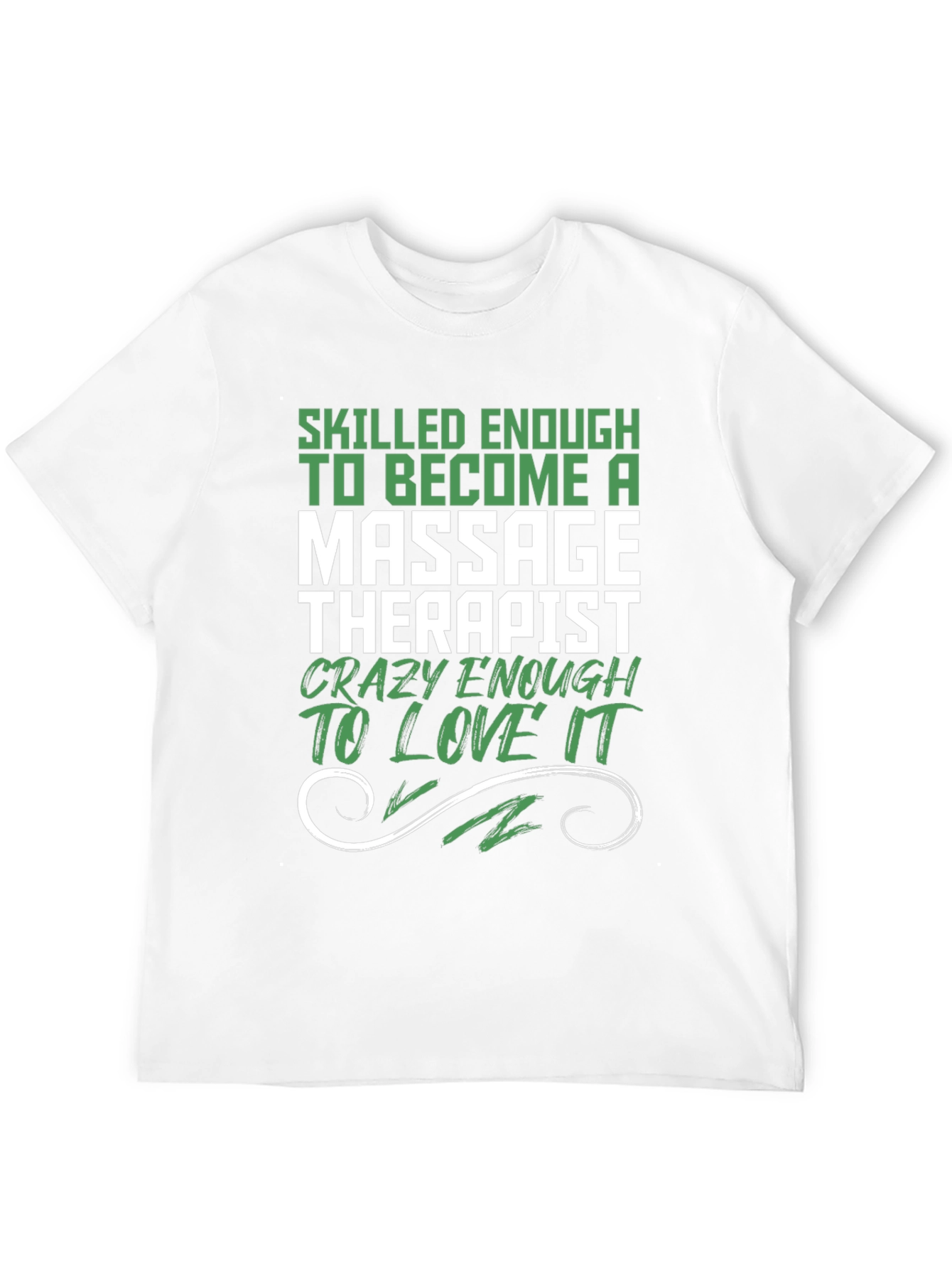 Black Skilled Massage Therapist T-Shirt Funny Job Gift view 12