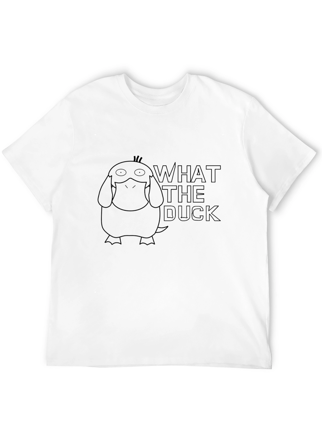 Black What The Duck T-Shirt - Black view 12