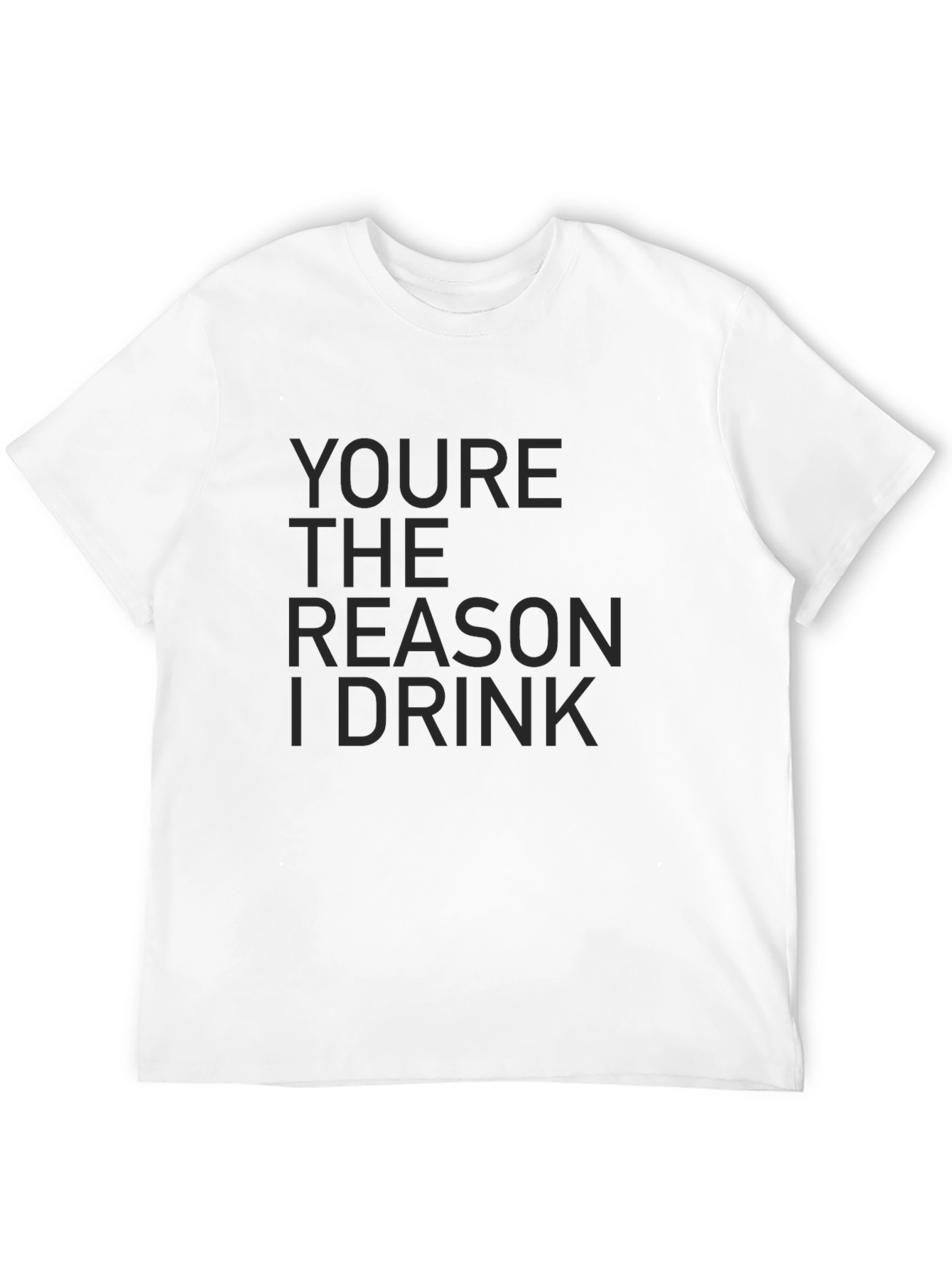 Black You're The Reason I Drink Graphic Tee view 12
