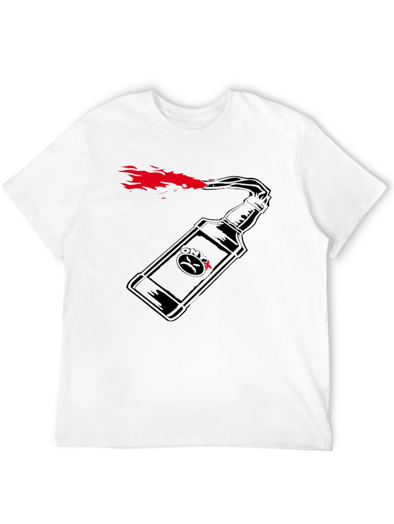 Black Molotov Cocktail Graphic T-Shirt - Black view 12