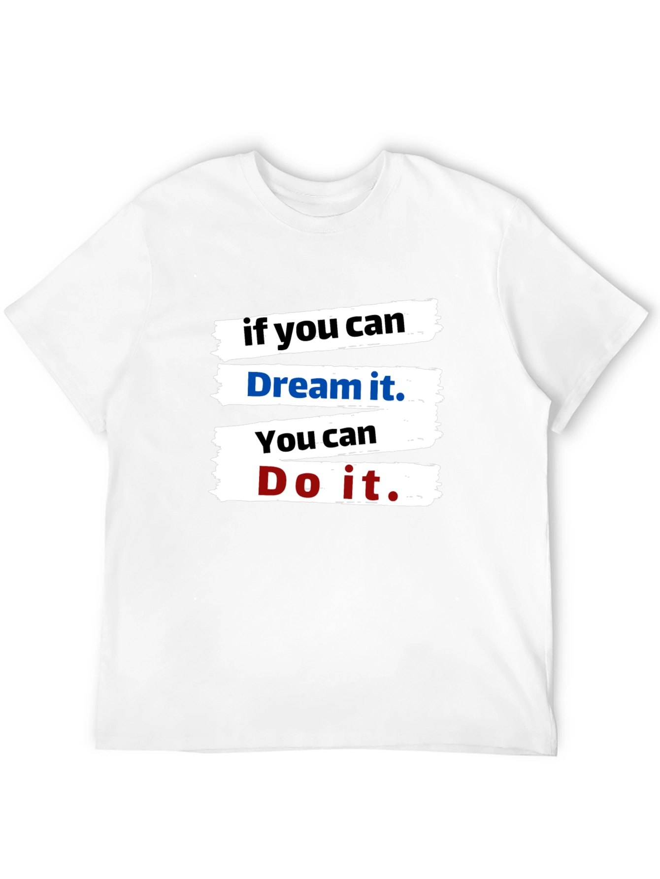 Black Dream It Do It Motivational T-Shirt view 12