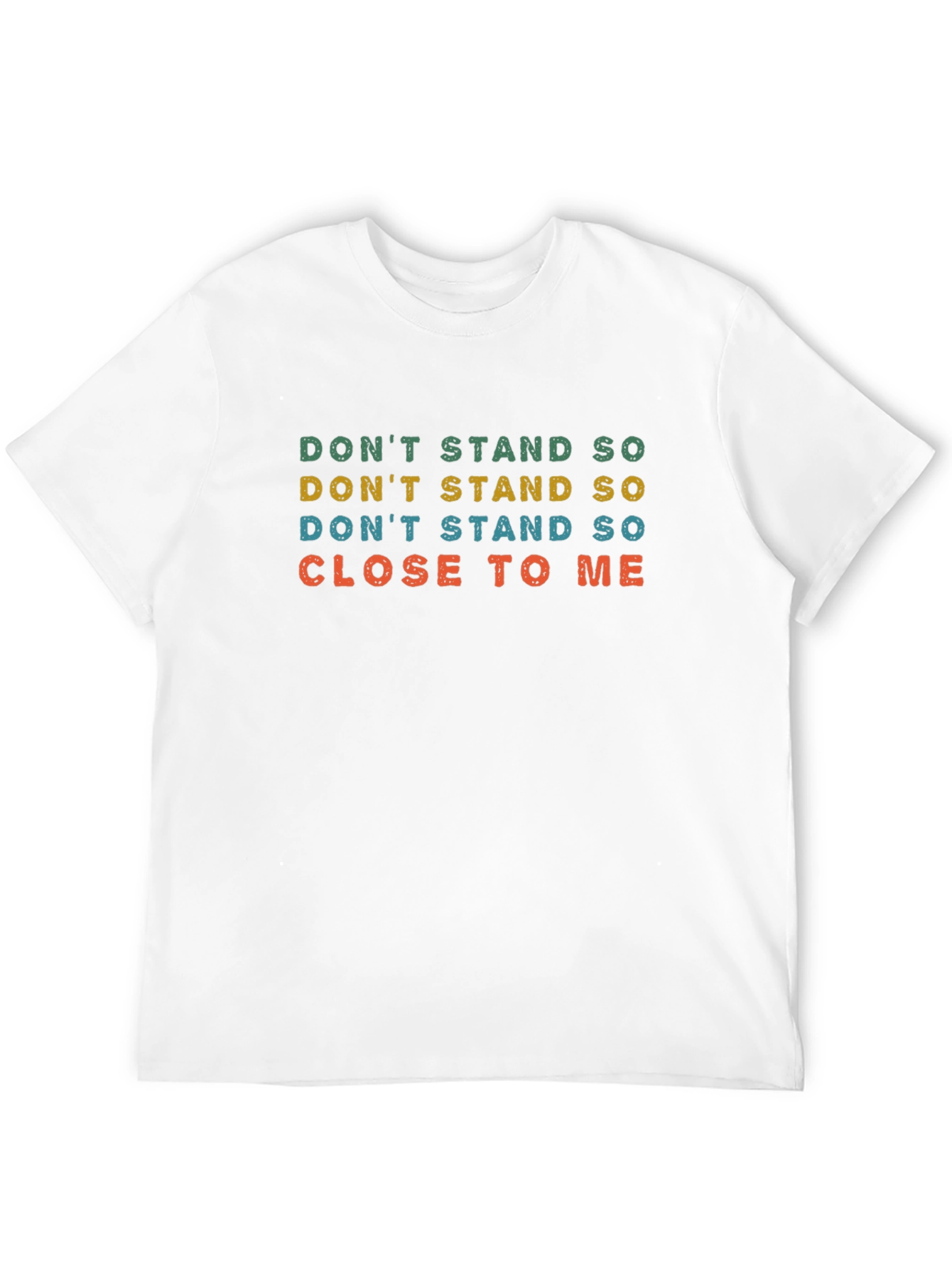 Black Retro "Don't Stand So Close To Me" Graphic Tee view 12
