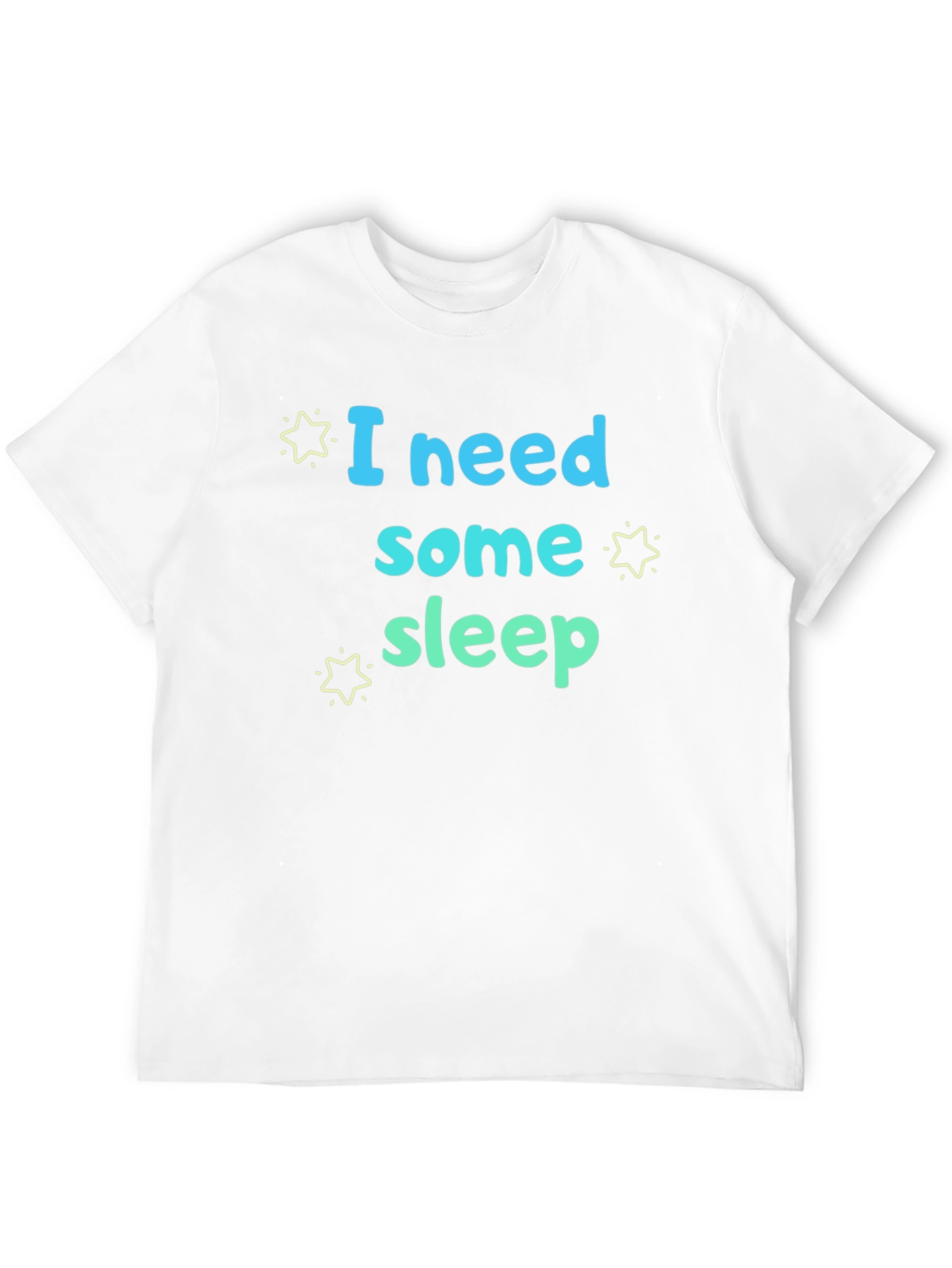 Black I Need Some Sleep Graphic T-Shirt view 12