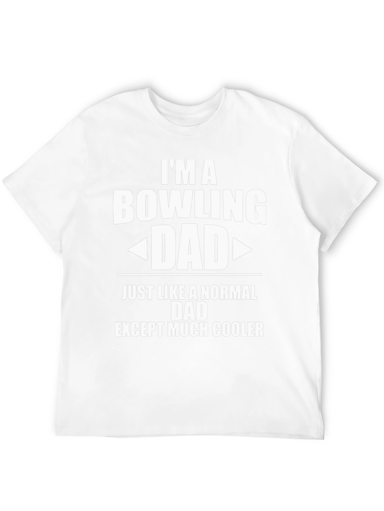 Black Bowling Dad T-Shirt: Just Like a Normal Dad Except Much Cooler view 12