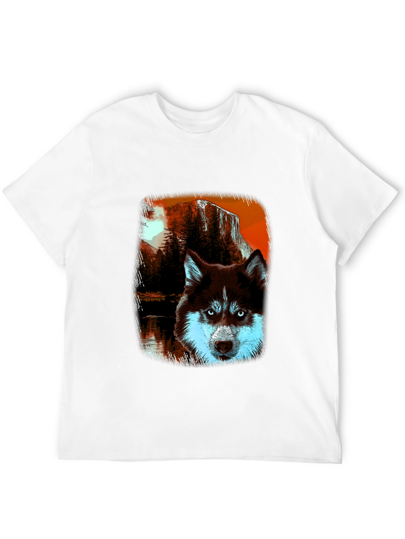 Black Husky Wilderness Graphic Tee - Black Cotton Blend view 12