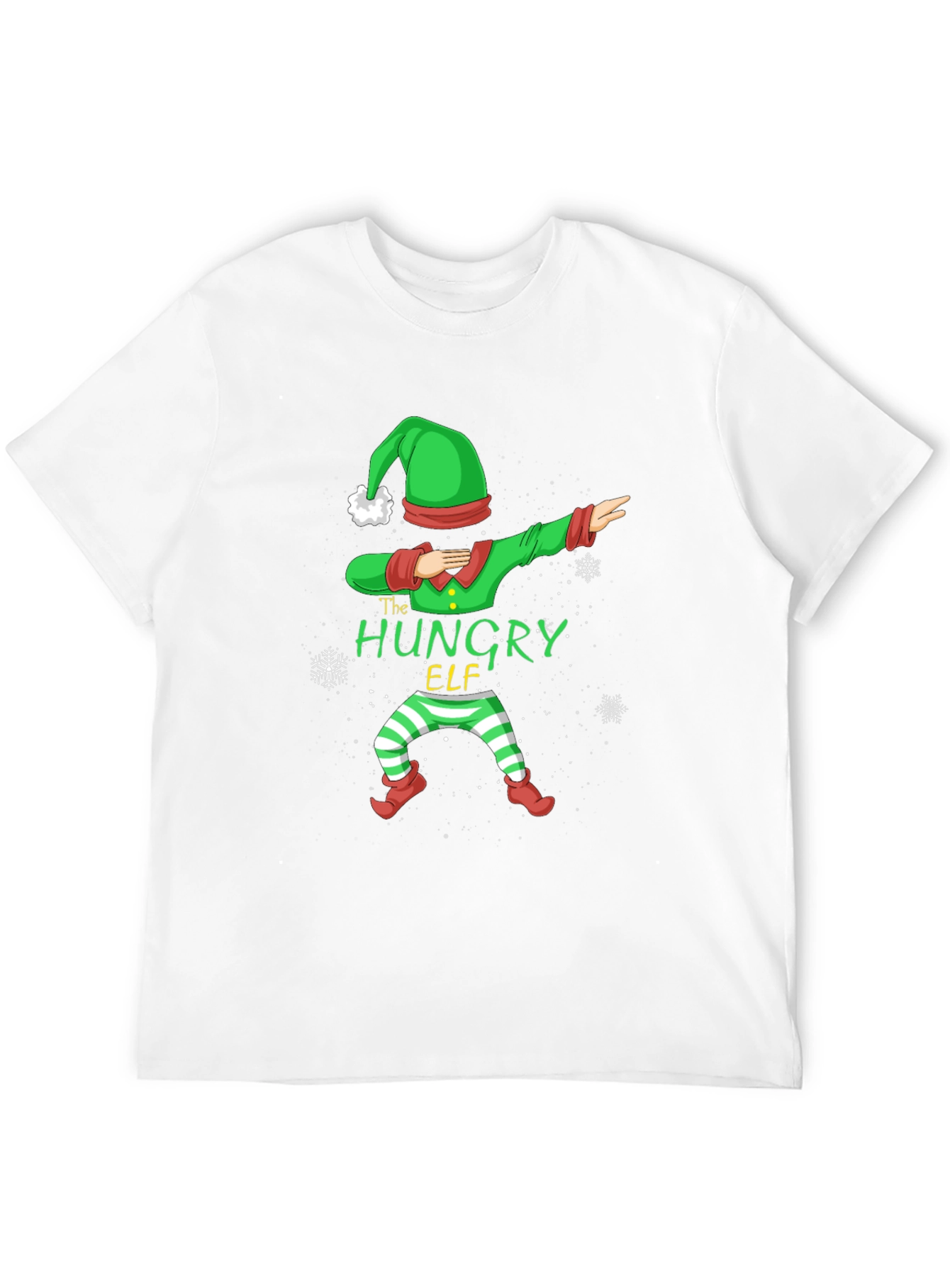 Black Hungry Elf Dab Black T-Shirt view 12