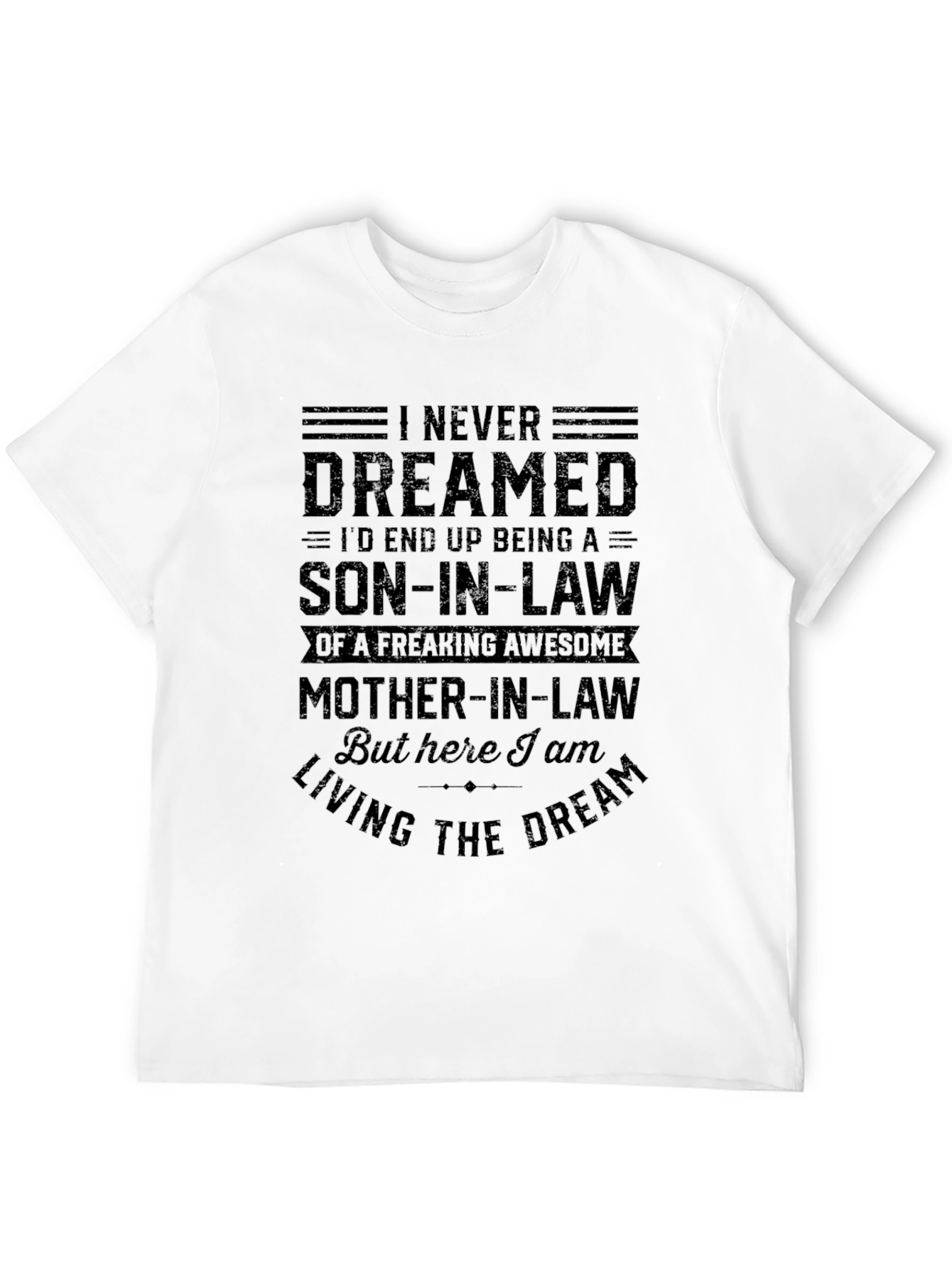 Black Son-in-Law Novelty Graphic T-Shirt view 12