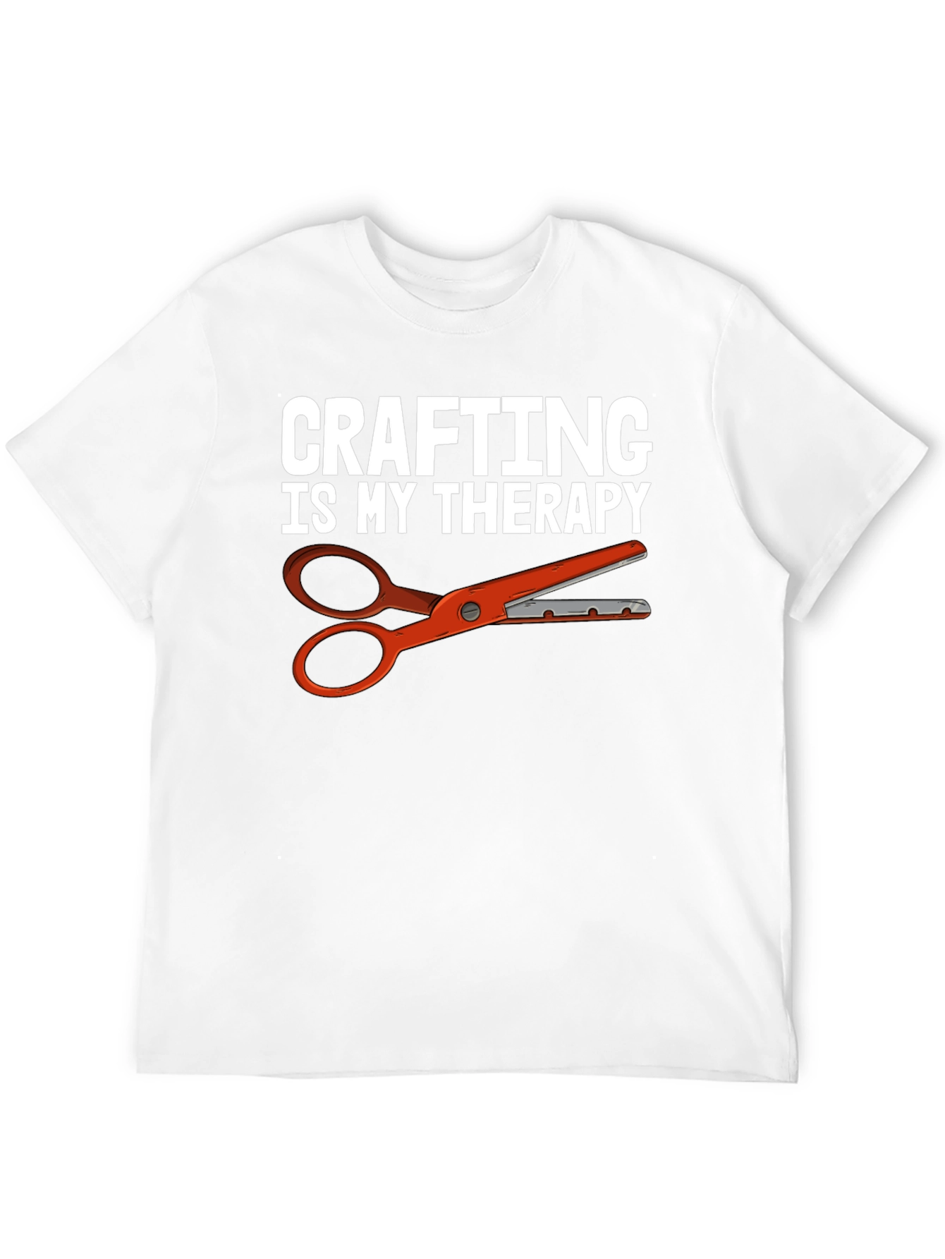Black Crafting Therapy T-Shirt - Hobby Apparel view 12