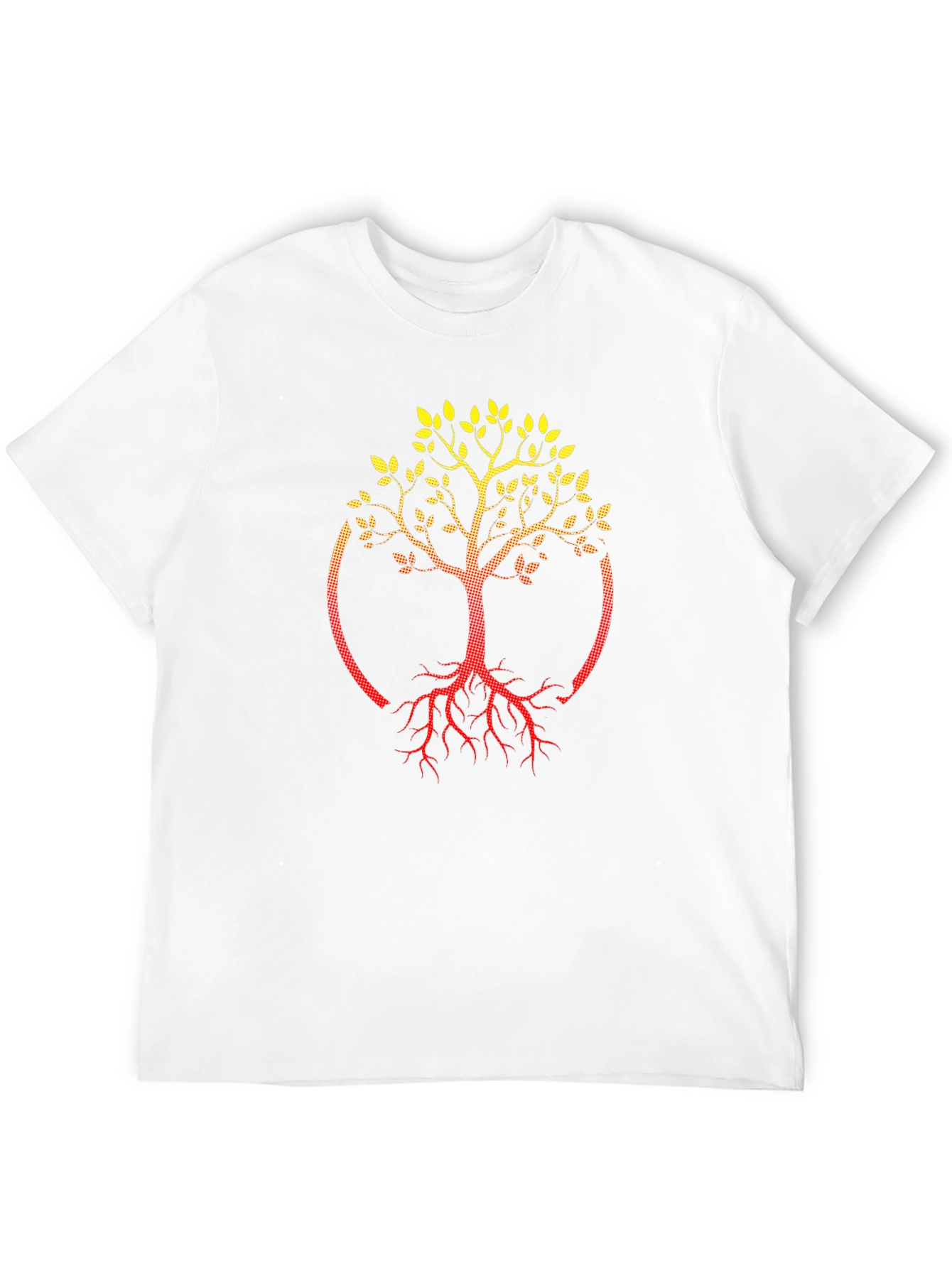 Black Tree of Life Graphic Tee - Black Cotton Blend view 12