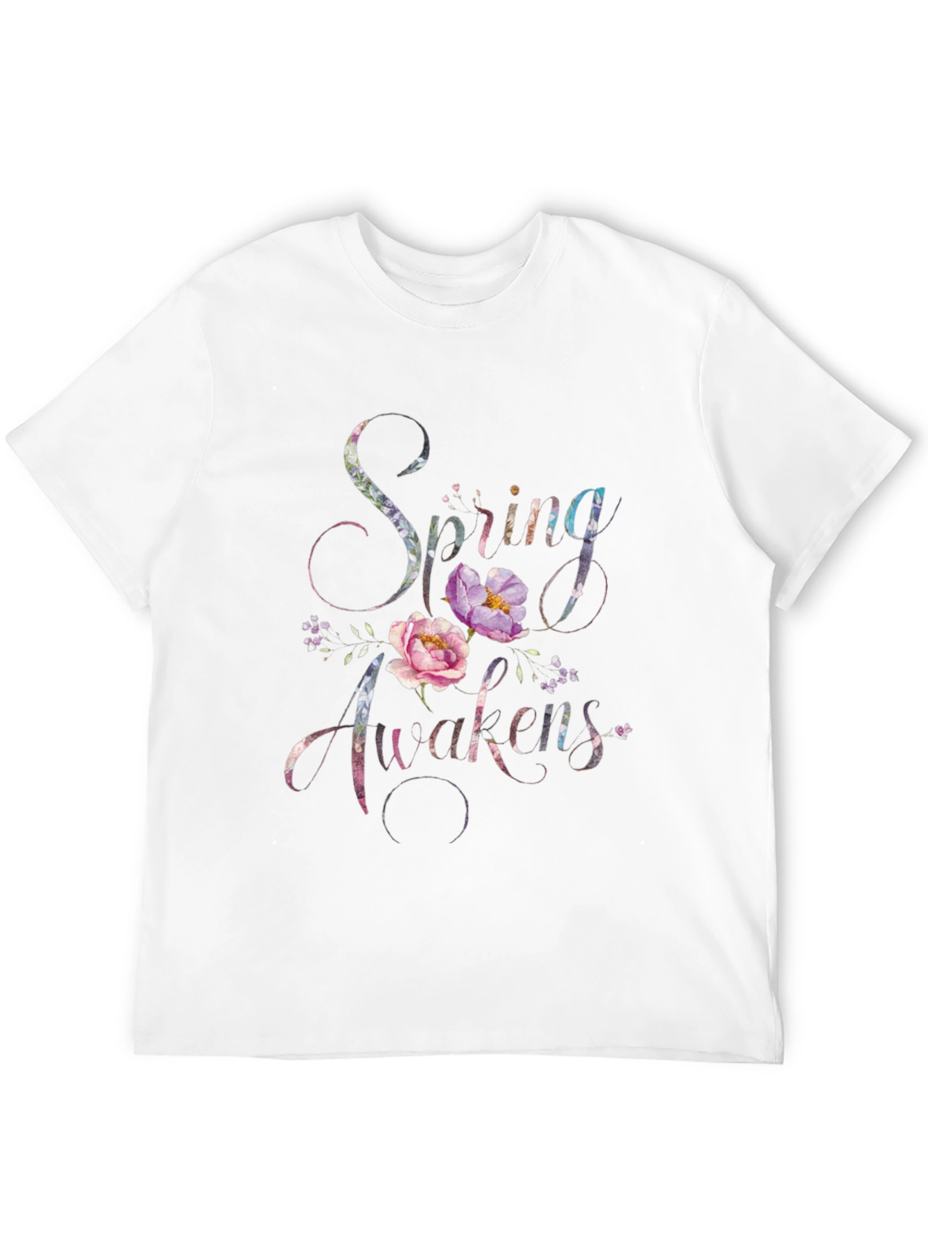 Black Spring Awakens Floral Print T-Shirt view 12
