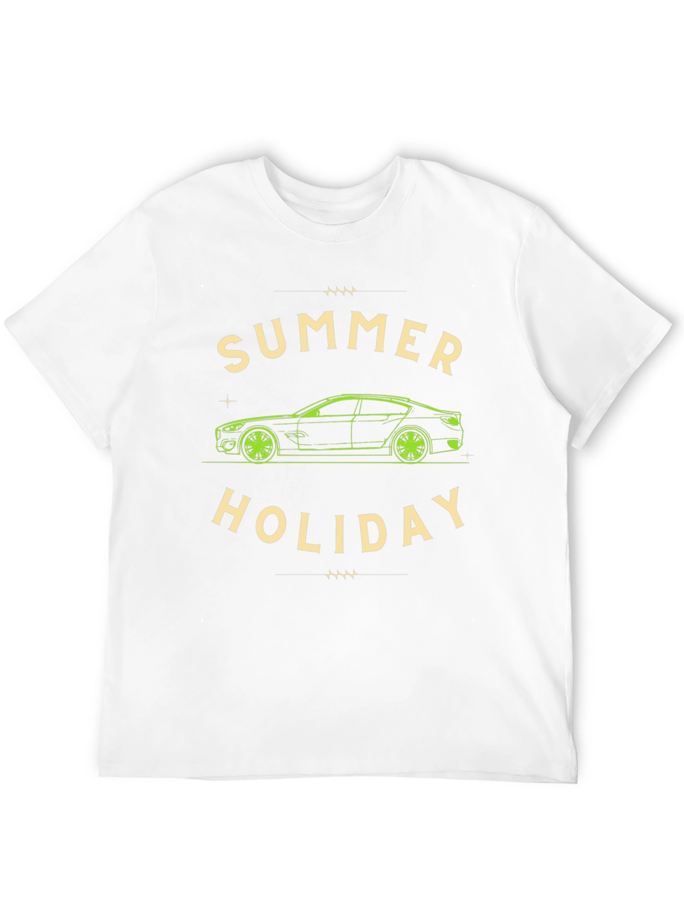 Black Summer Holiday Car T-Shirt view 12