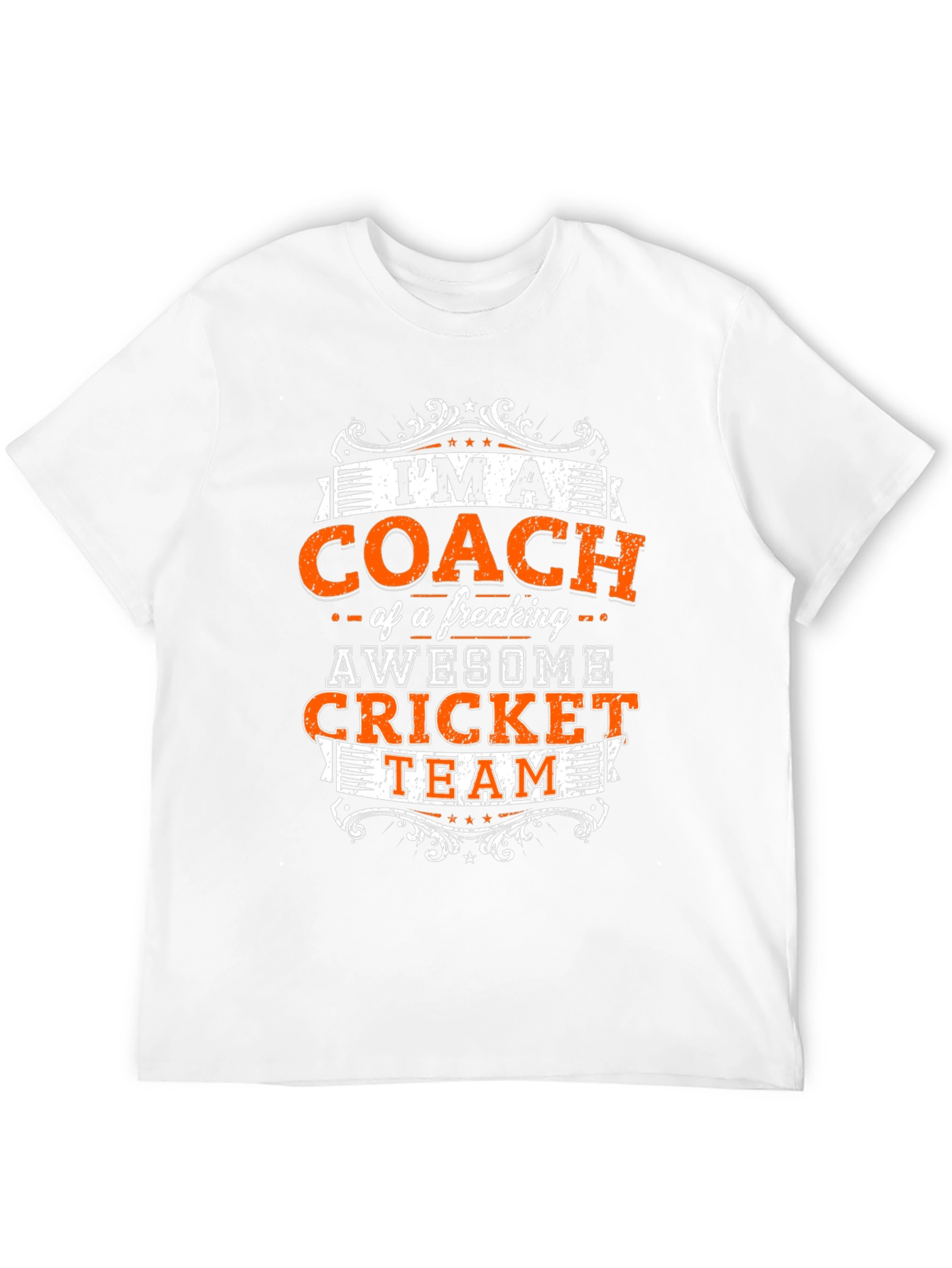 Black Cricket Coach T-Shirt - Awesome Team Tee view 12