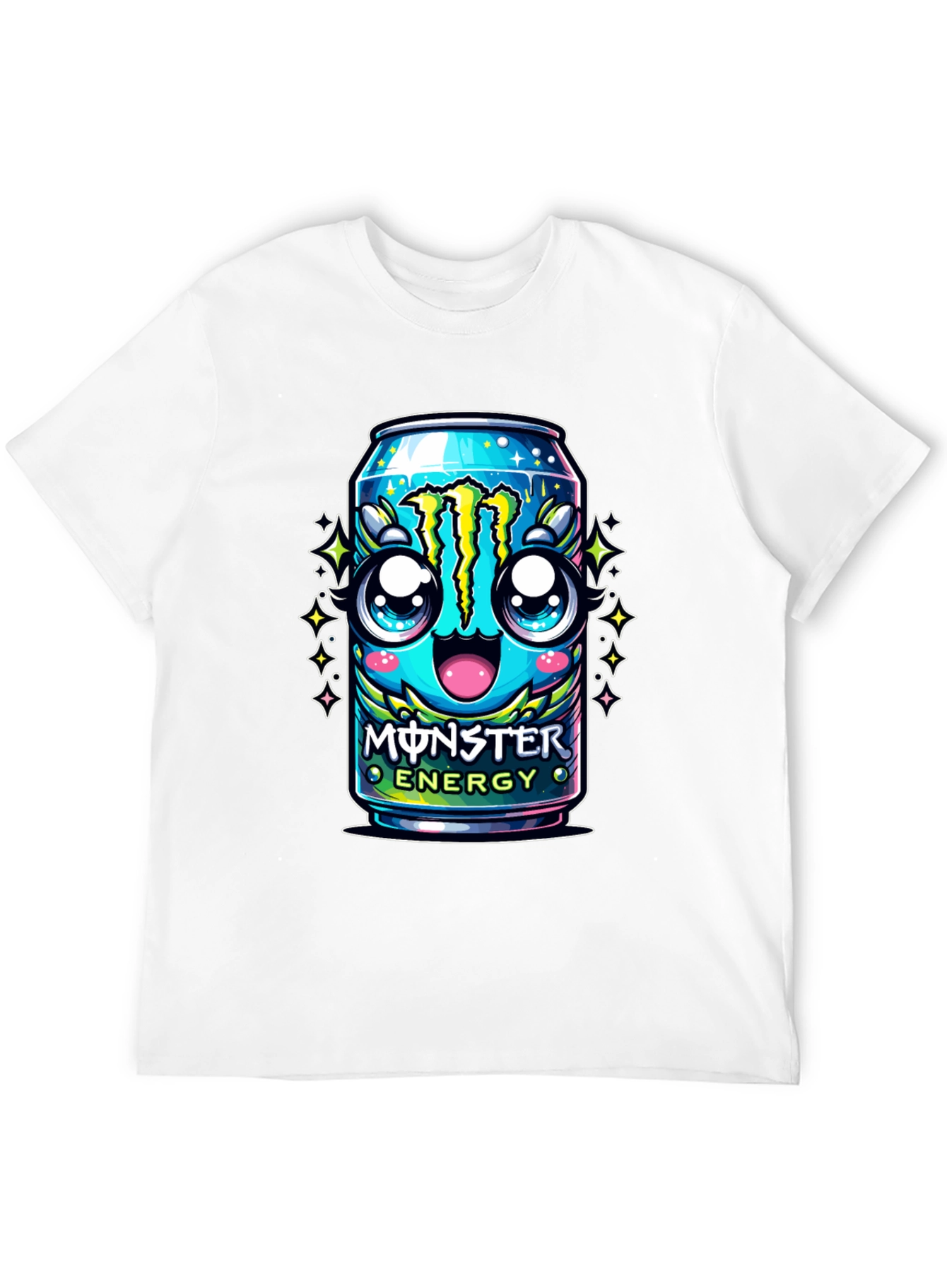 Monster Energy Kawaii Graphic Tee - Black - 12