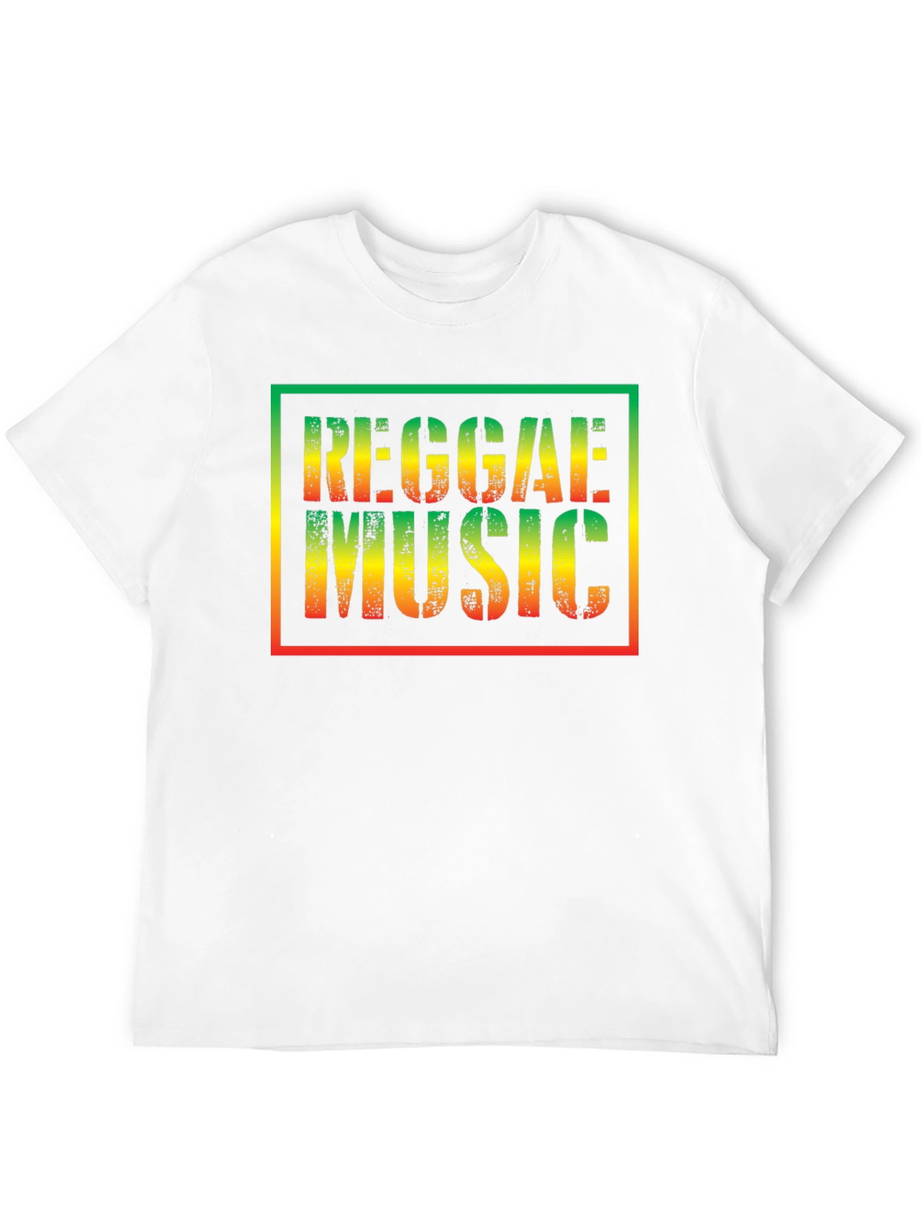 Black Reggae Music T-Shirt - Rasta Colors view 12