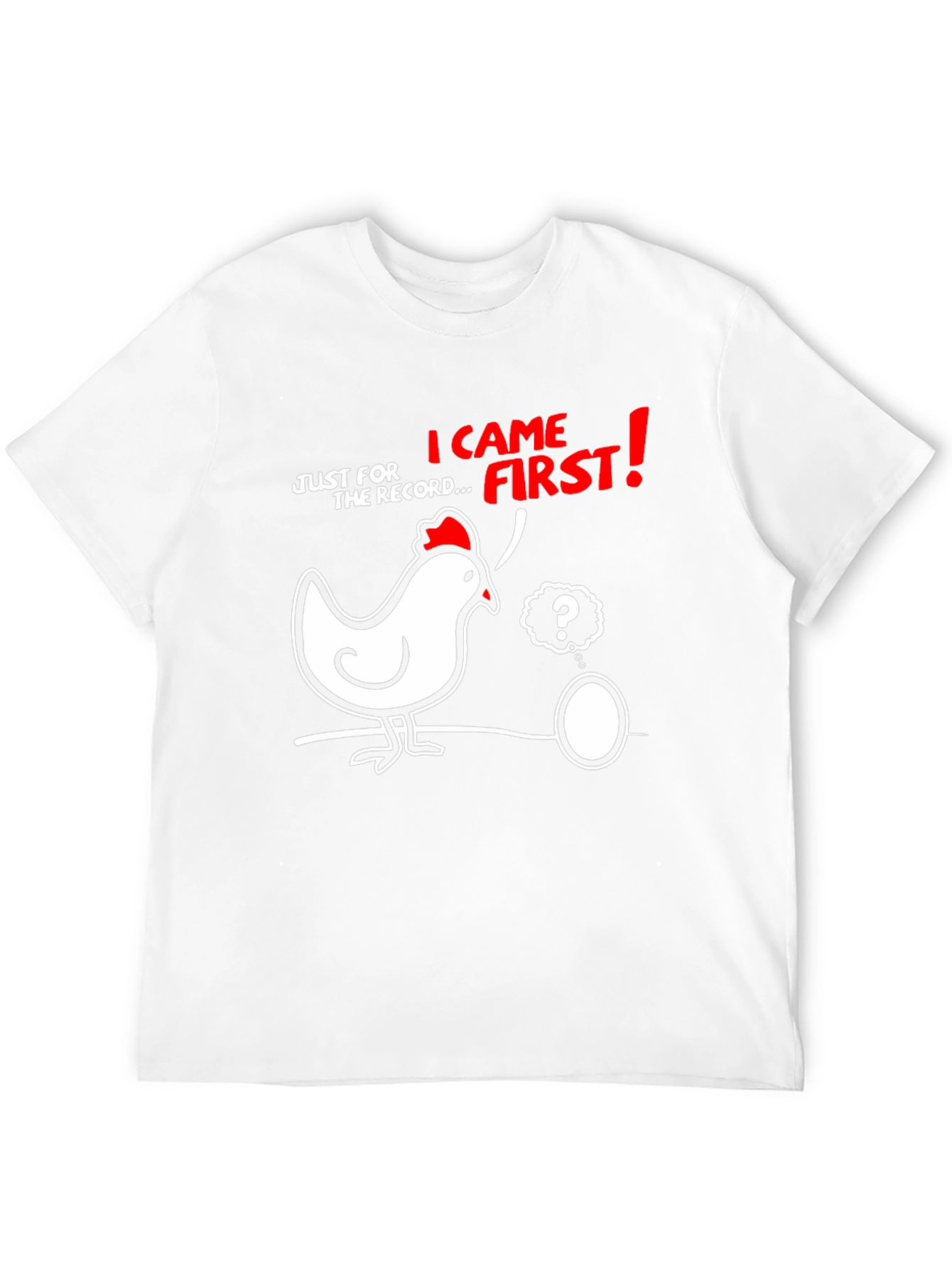 Black Chicken or Egg T-Shirt view 12