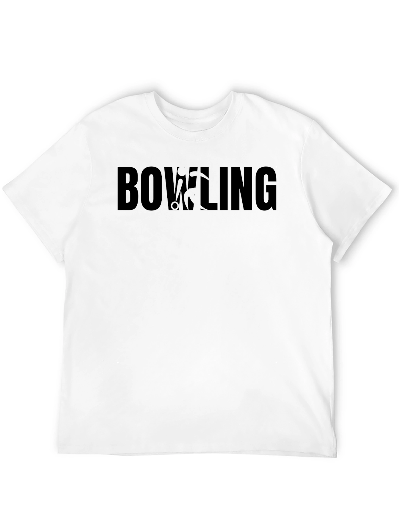 Black Bowling T-Shirt - Strike Design view 12