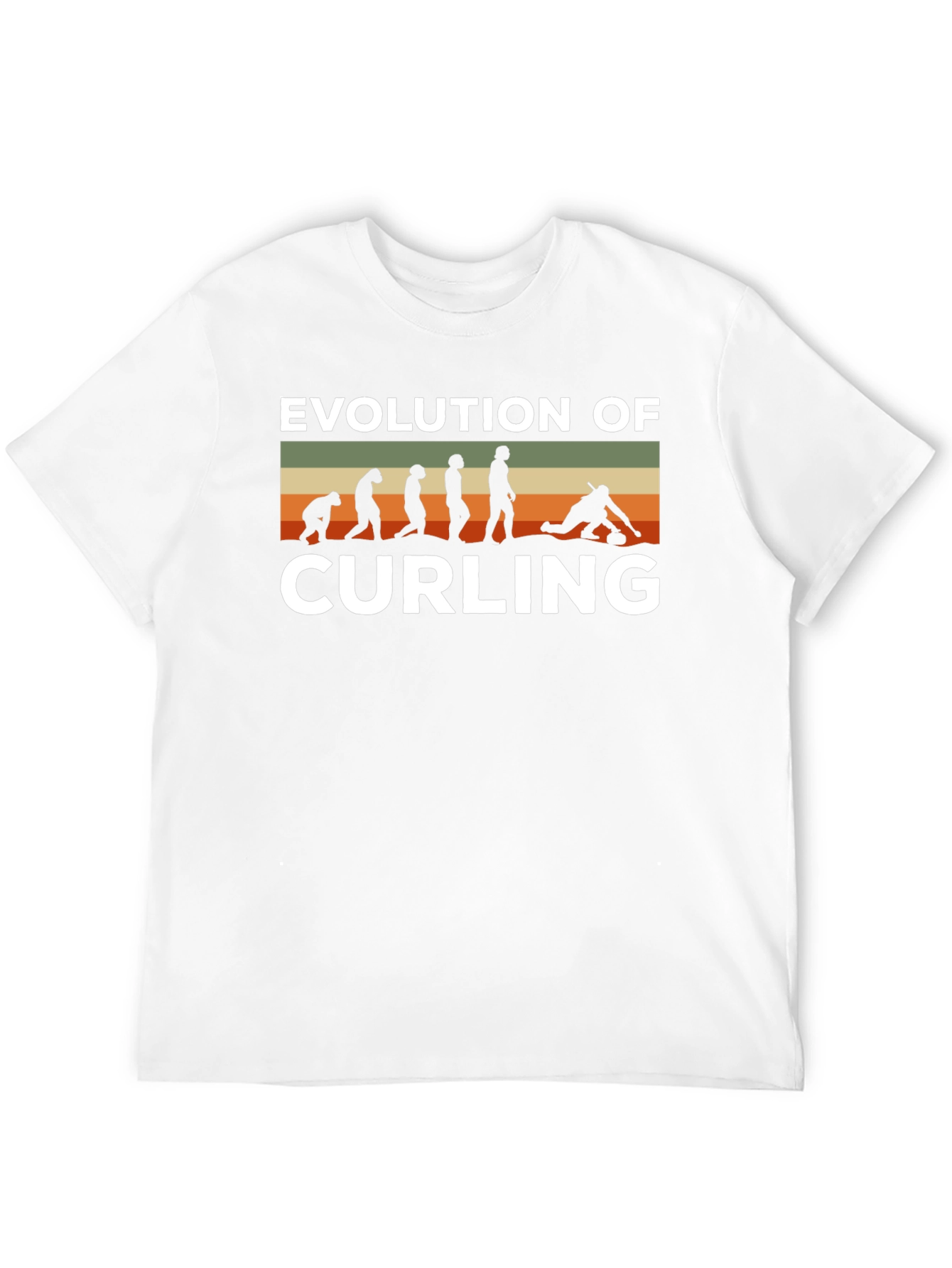 Black Evolution of Curling Black T-Shirt view 12