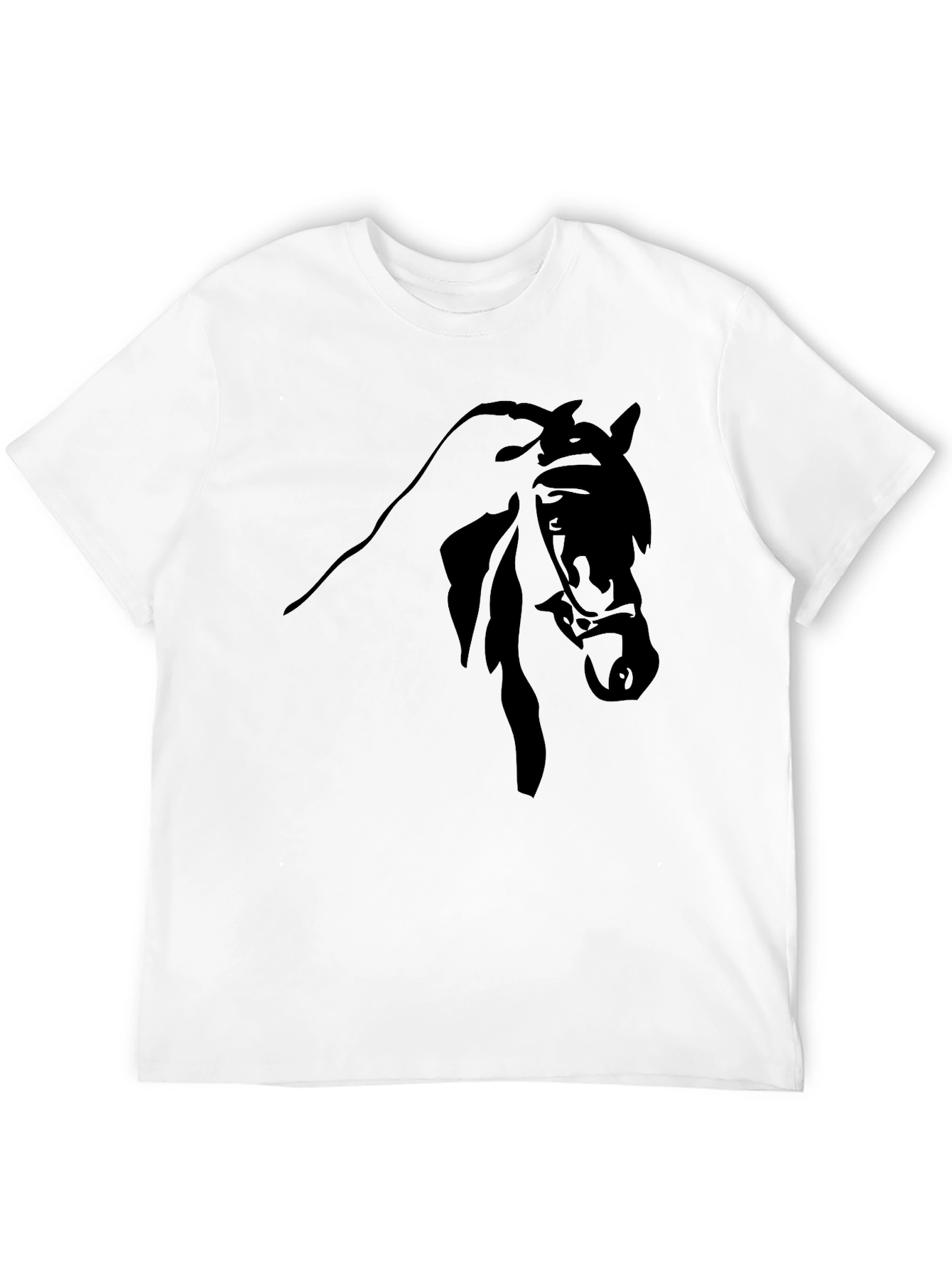 Black Black Horse Graphic Tee - Equestrian Style view 12