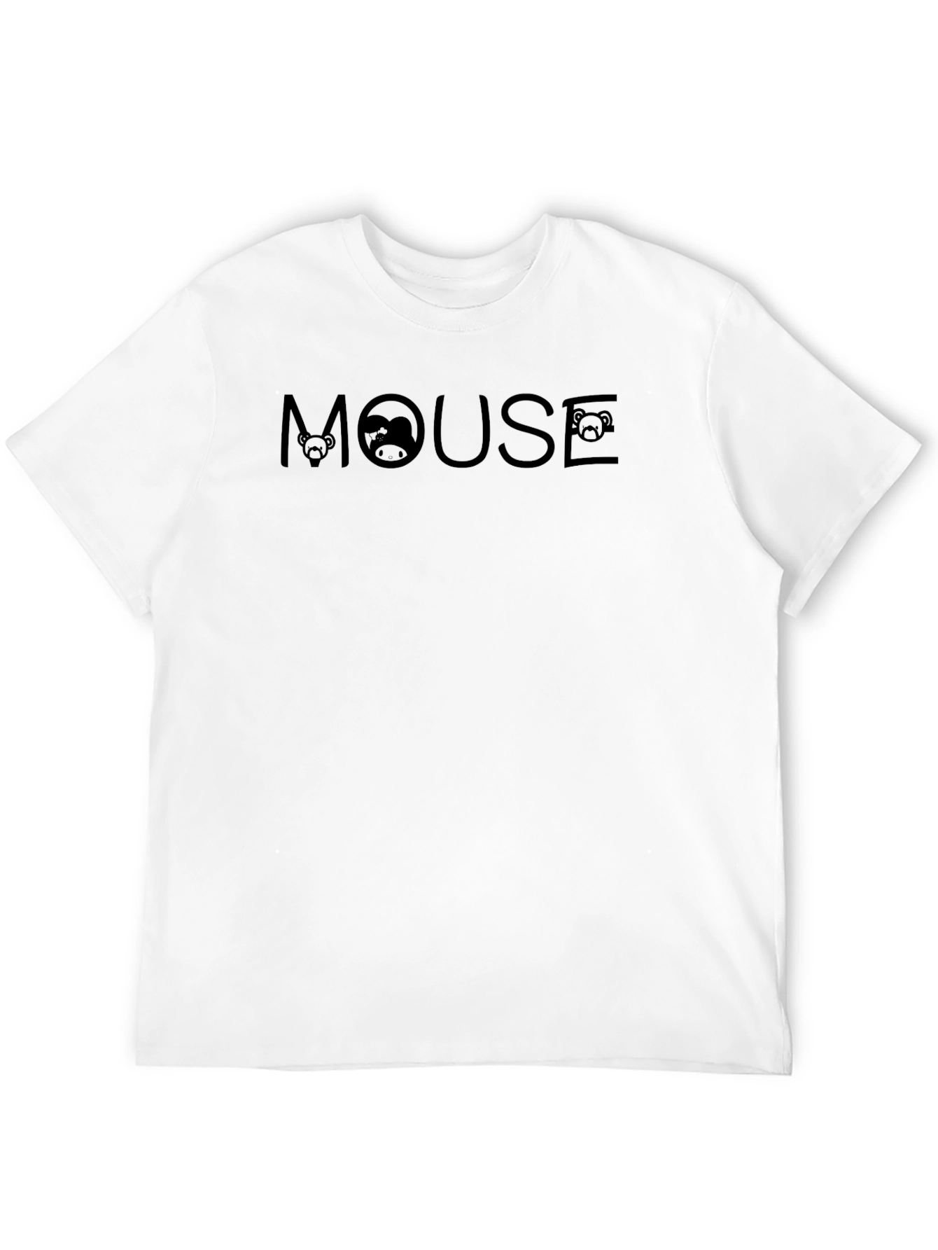 Black Men's Black 'Mouse' Graphic Tee view 12