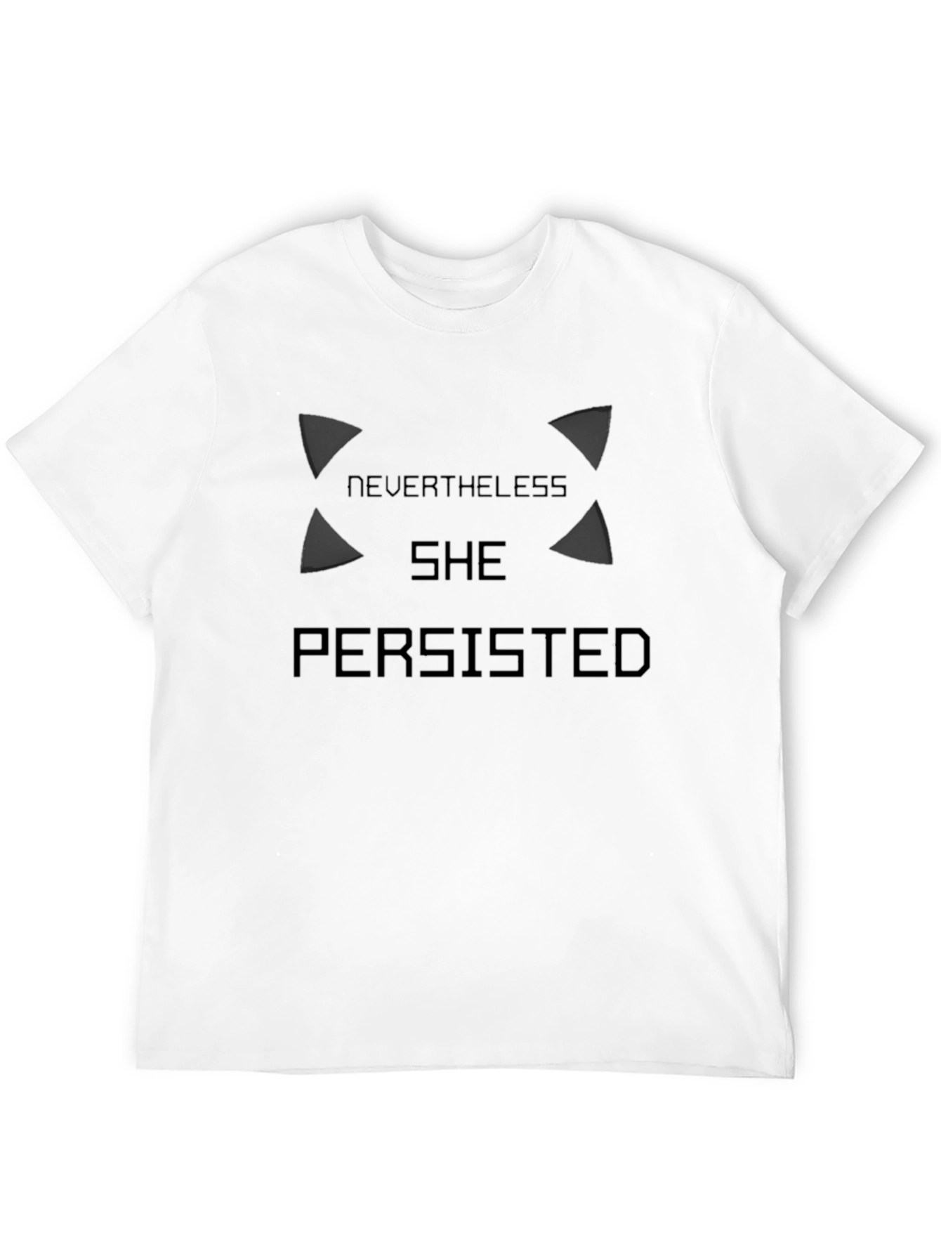 Black Nevertheless She Persisted Graphic Tee view 12